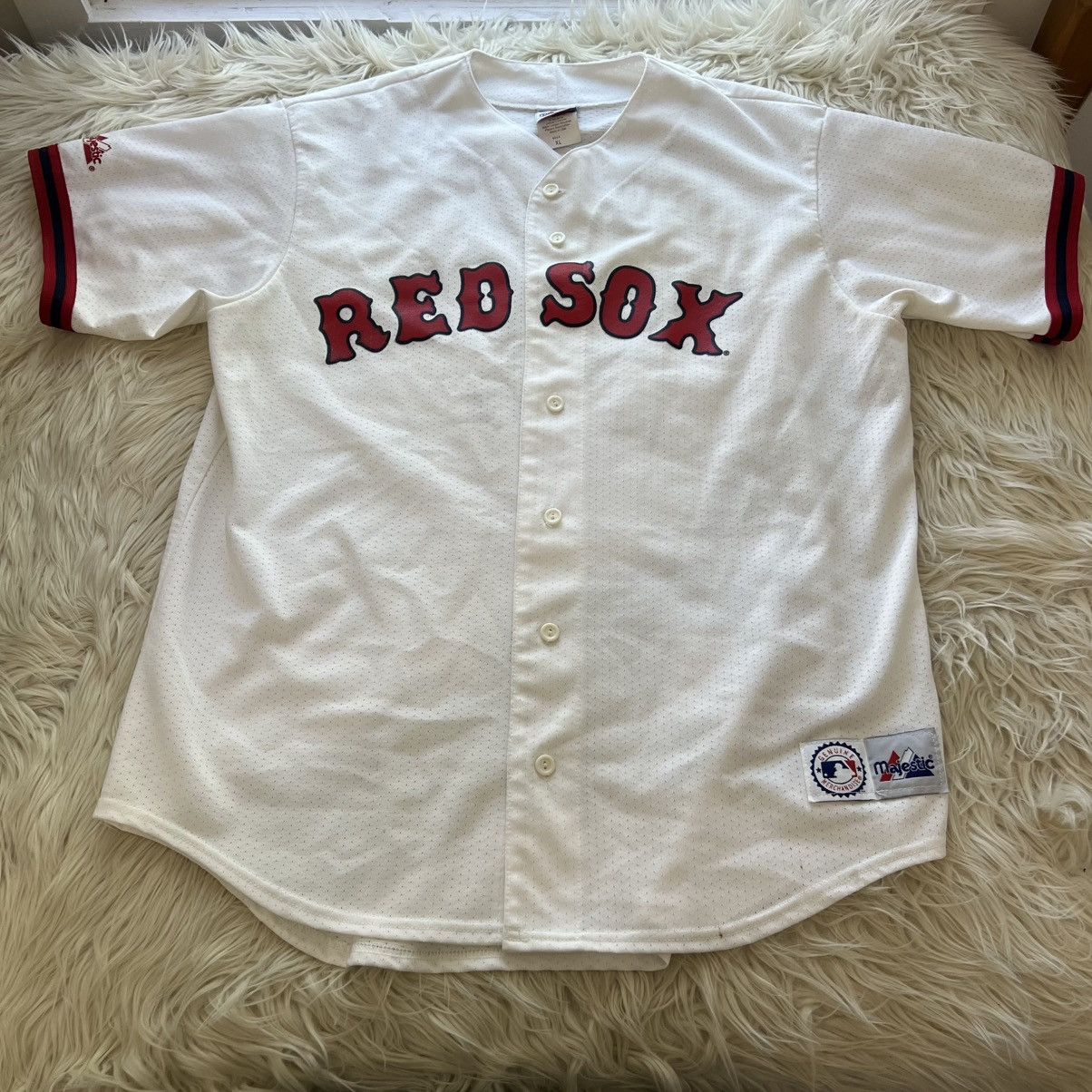 Majestic Vintage Majestic Red Sox Jersey Nomar Garciaparra #5 USA XL Size US XL / EU 56 / 4 - 1 Thumbnail