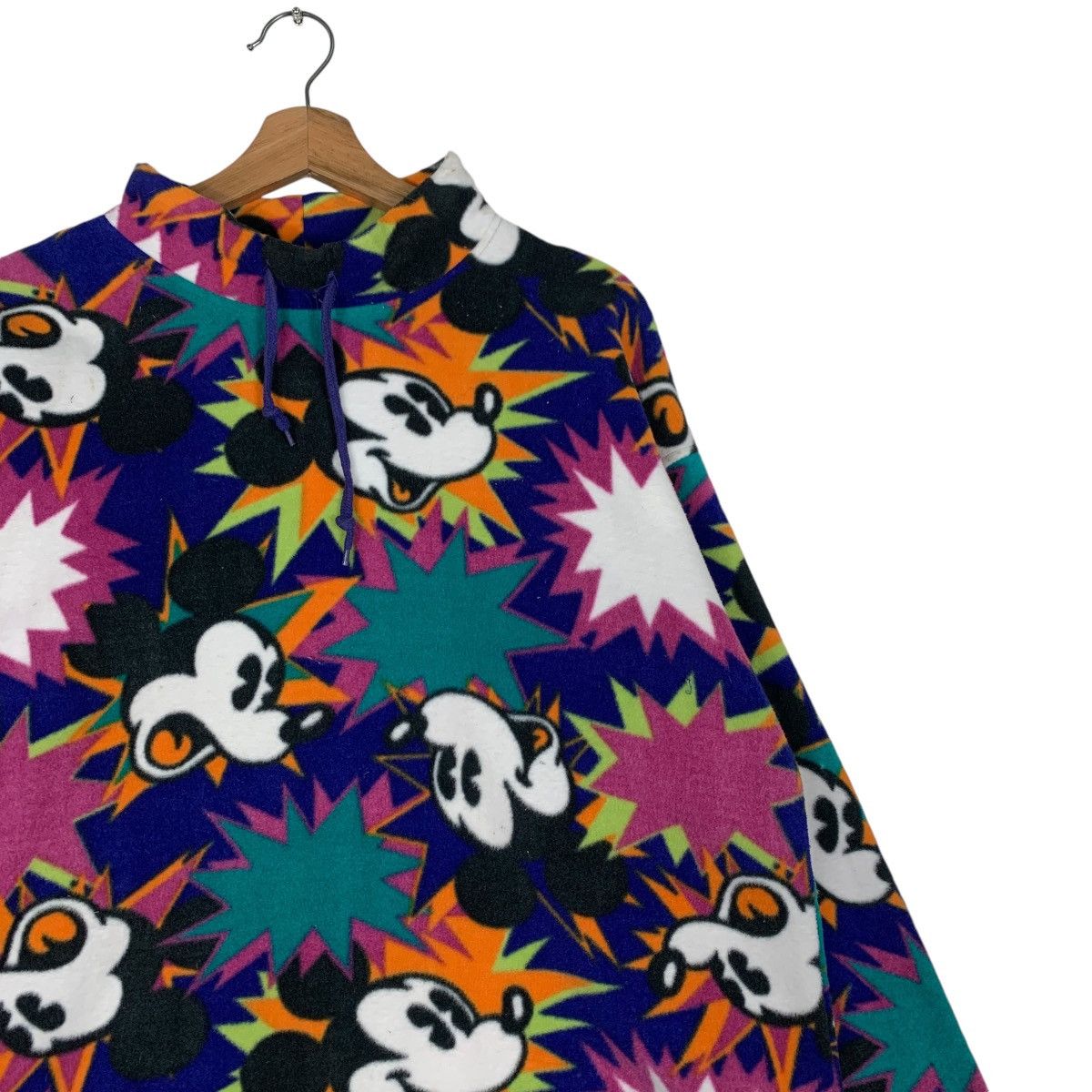 Disney Disney Mickey Mouse All Over Print Pullover Fleece #1242-C56 Size US M / EU 48-50 / 2 - 5 Thumbnail