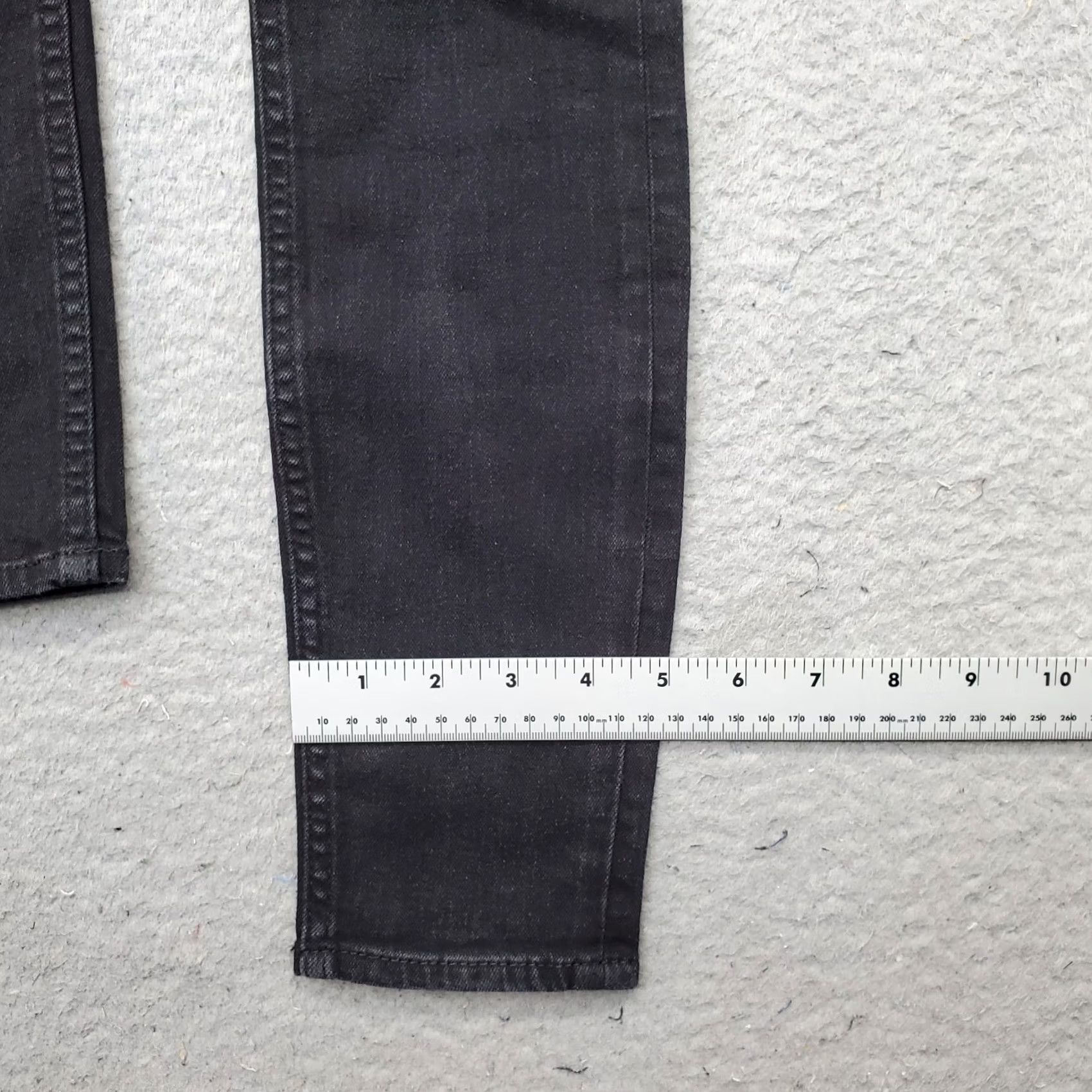 Denime & Denim Women 0 Black Curvy Jegging Jeans Ultra High Waist Ankle Length Denim Size 25" / US 0 / IT 36 - 5 Thumbnail