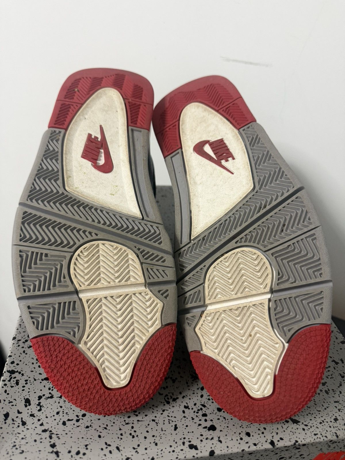 Jordan Brand Jordan Air Jordan 4 Retro Bred Reimagined Black/Fire Red Size US 12.5 / EU 45-46 - 14 Thumbnail