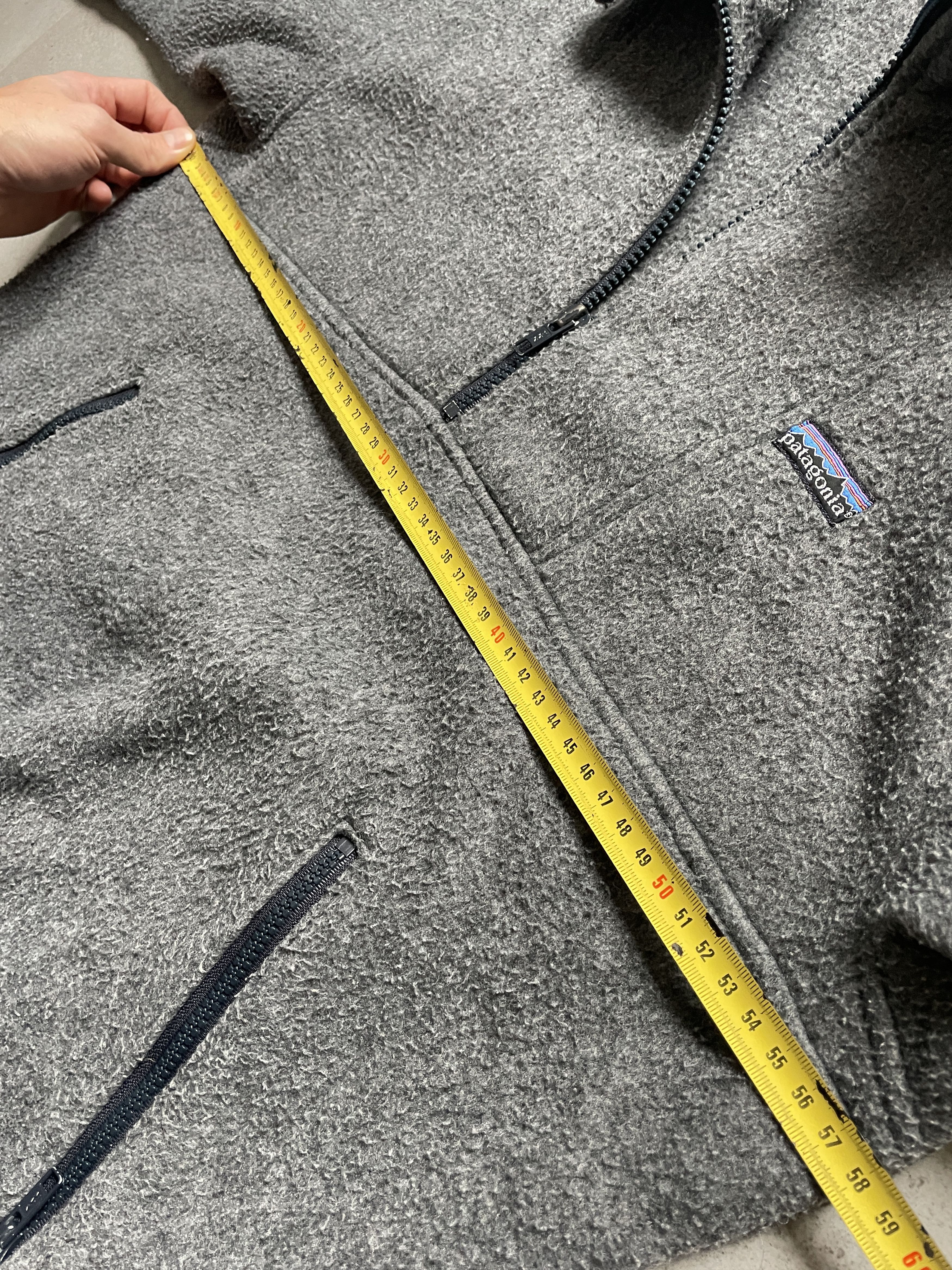 Patagonia VINTAGE PATAGONIA SYNCHILLA GRAY FLEECE OUTDOOR JACKET Size US L / EU 52-54 / 3 - 9 Thumbnail