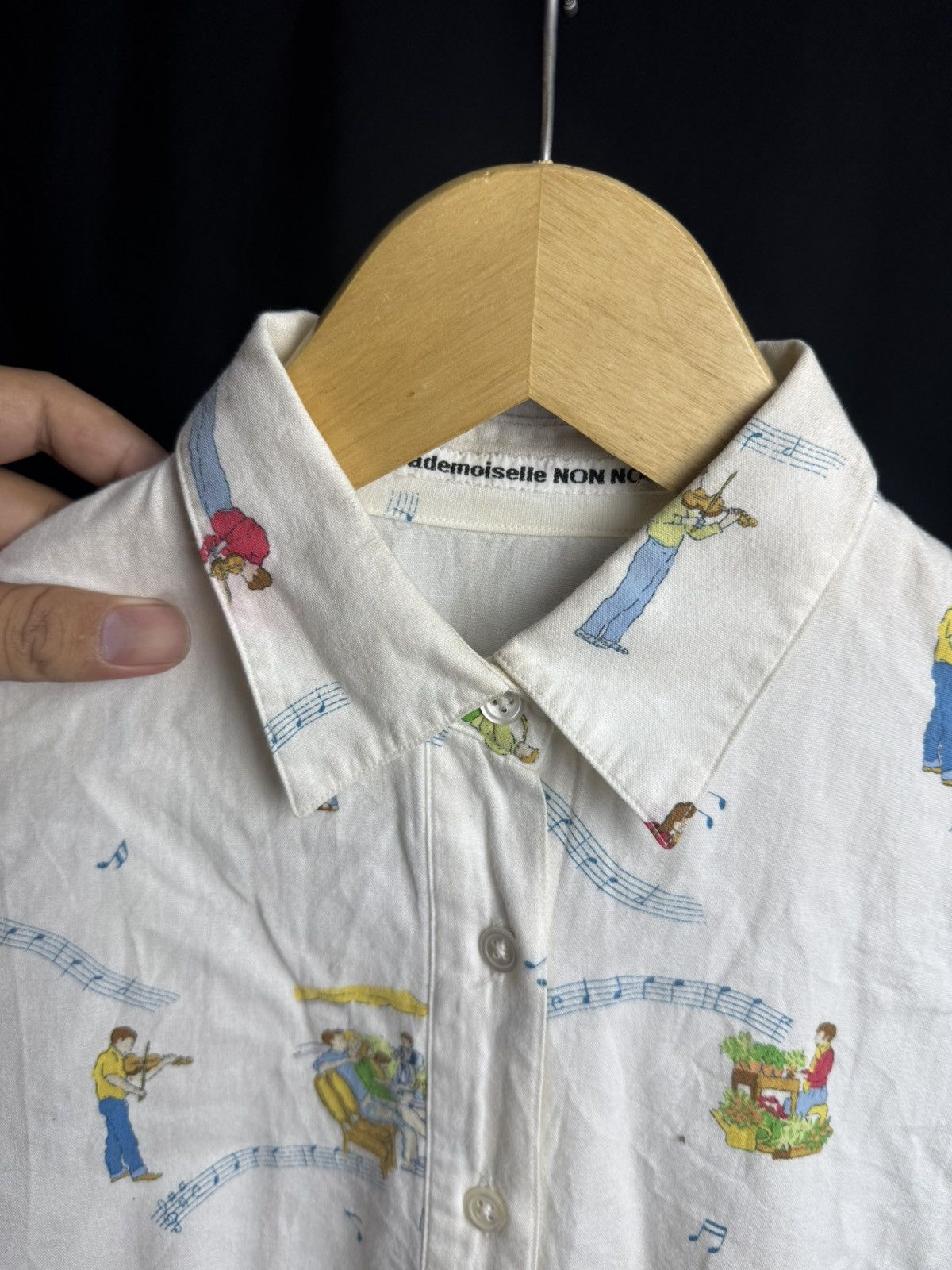 Issey Miyake Issey Miyake Mademoiselle Non Non Music Long Shirt Size US S / EU 44-46 / 1 - 4 Thumbnail