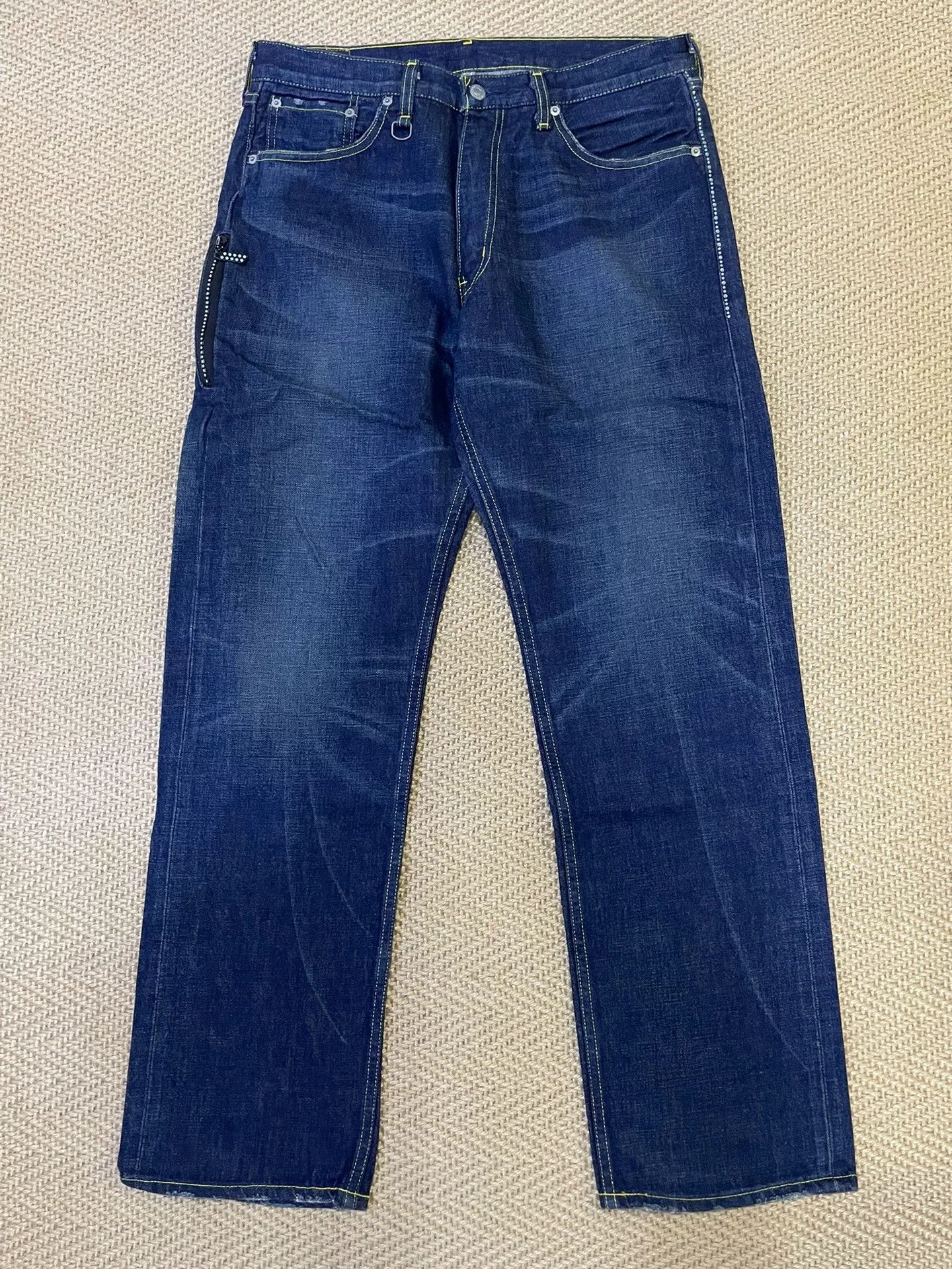 Levi's Levis Fenom Disco Green Wash Jeans Size US 34 / EU 50 - 1 Thumbnail