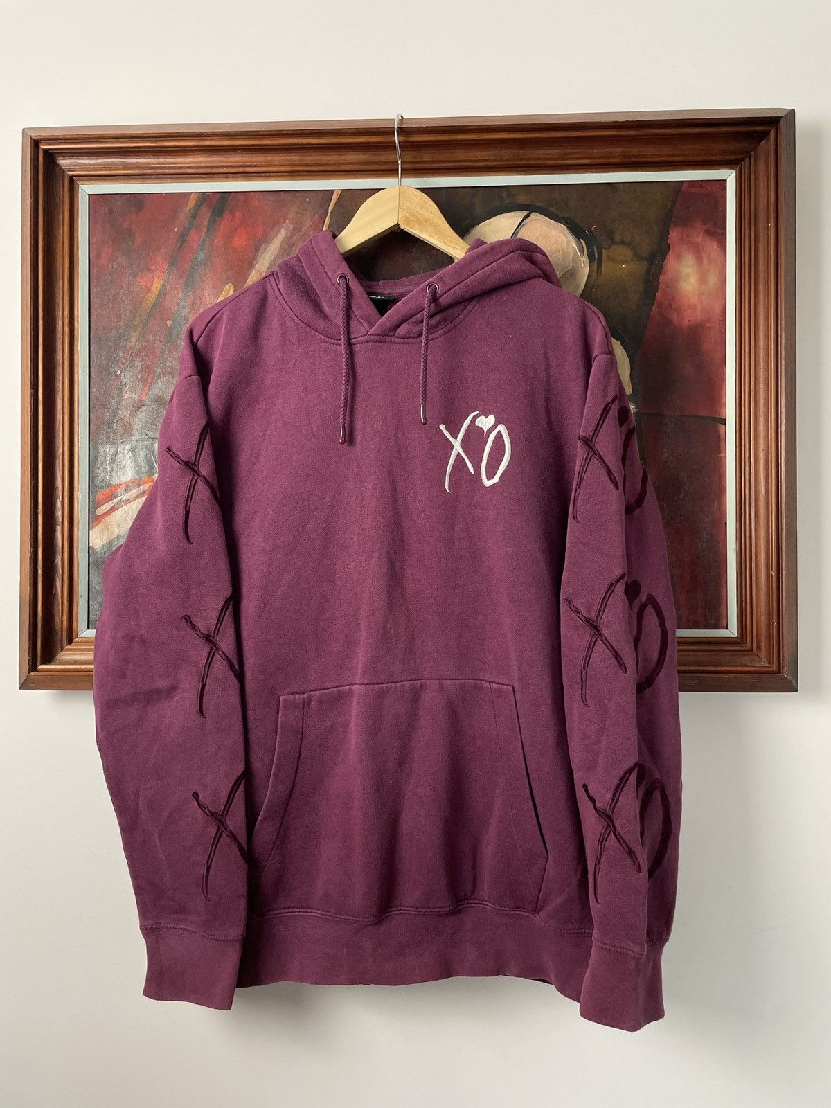 H&M - The outlet Weeknd starboy purple hoodie XO