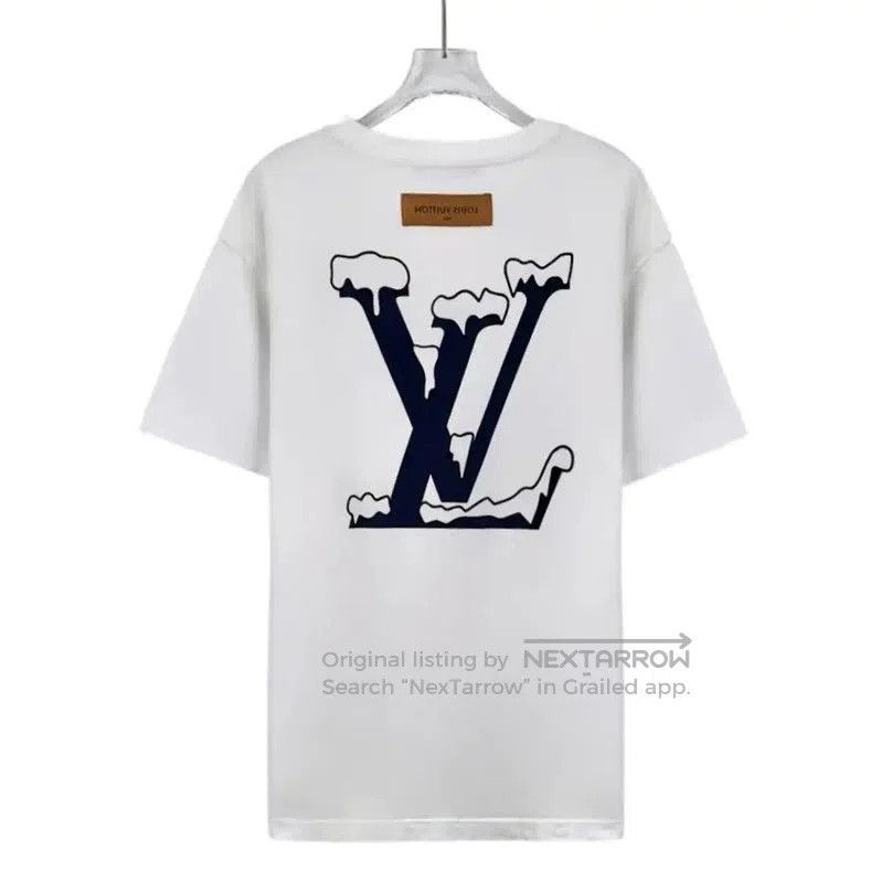 Louis Vuitton Louis Vuitton White Cotton T. Size L / US 10 / IT 46 - 2 Thumbnail