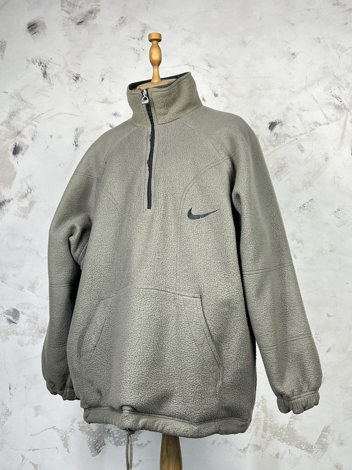 Nike Vintage Nike Reversible Anorak Fleece Jacket Big Logo XL Size US XL / EU 56 / 4 - 2 Thumbnail