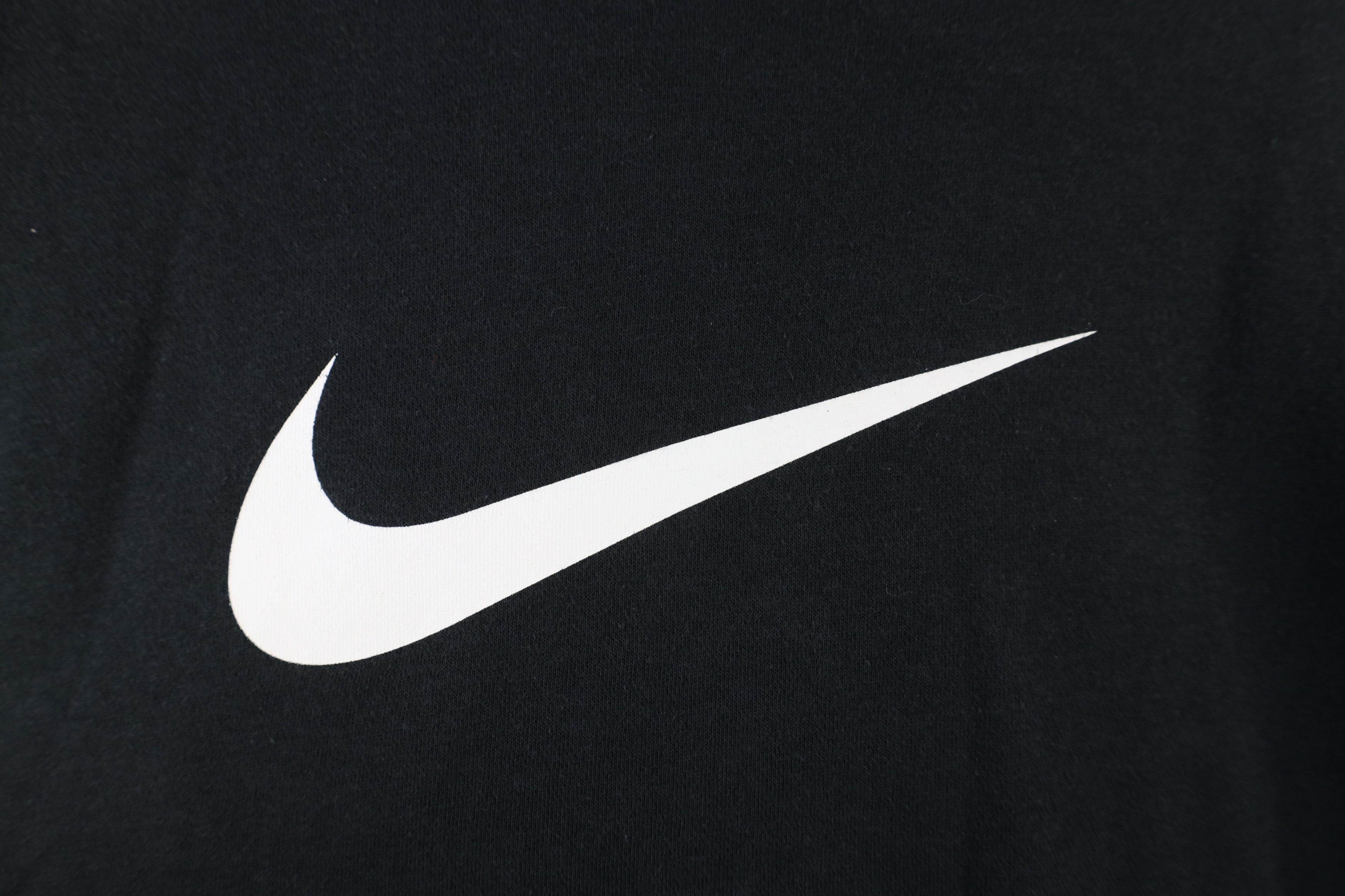 Nike × Vintage Vintage Y2K Nike Travis Scott Big Swoosh Funnel Neck Hoodie Size XL / US 12-14 / IT 48-50 - 6 Thumbnail
