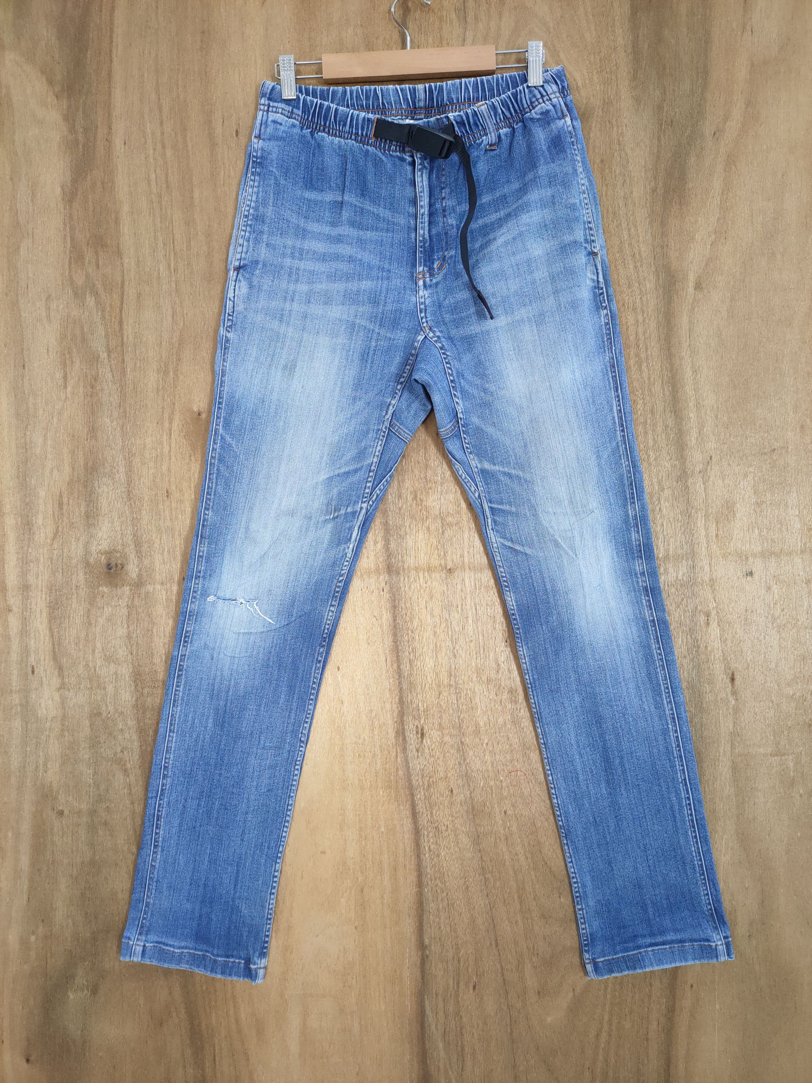Gramicci GRAMICCI DISTRESSED JEAN SKINNY PANTS Size US 29 - 1 Thumbnail