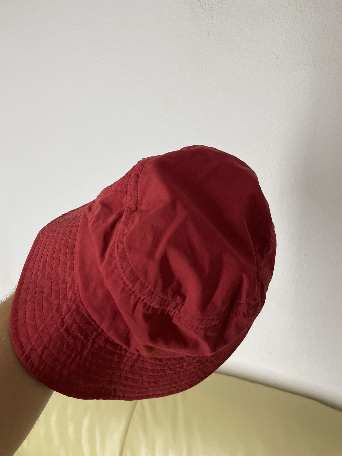 Stussy Stussy Red Nylon Bucket Hat Cap panama Size ONE SIZE - 11 Thumbnail