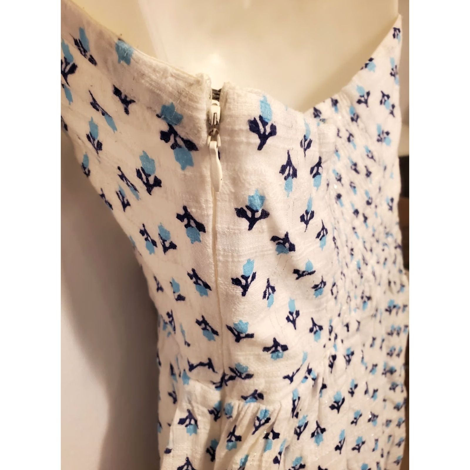 Old Navy Old Navy Womens Floral High Waist Gauze Tube Dress Side Zip Sz 8 Size M / US 6-8 / IT 42-44 - 6 Thumbnail