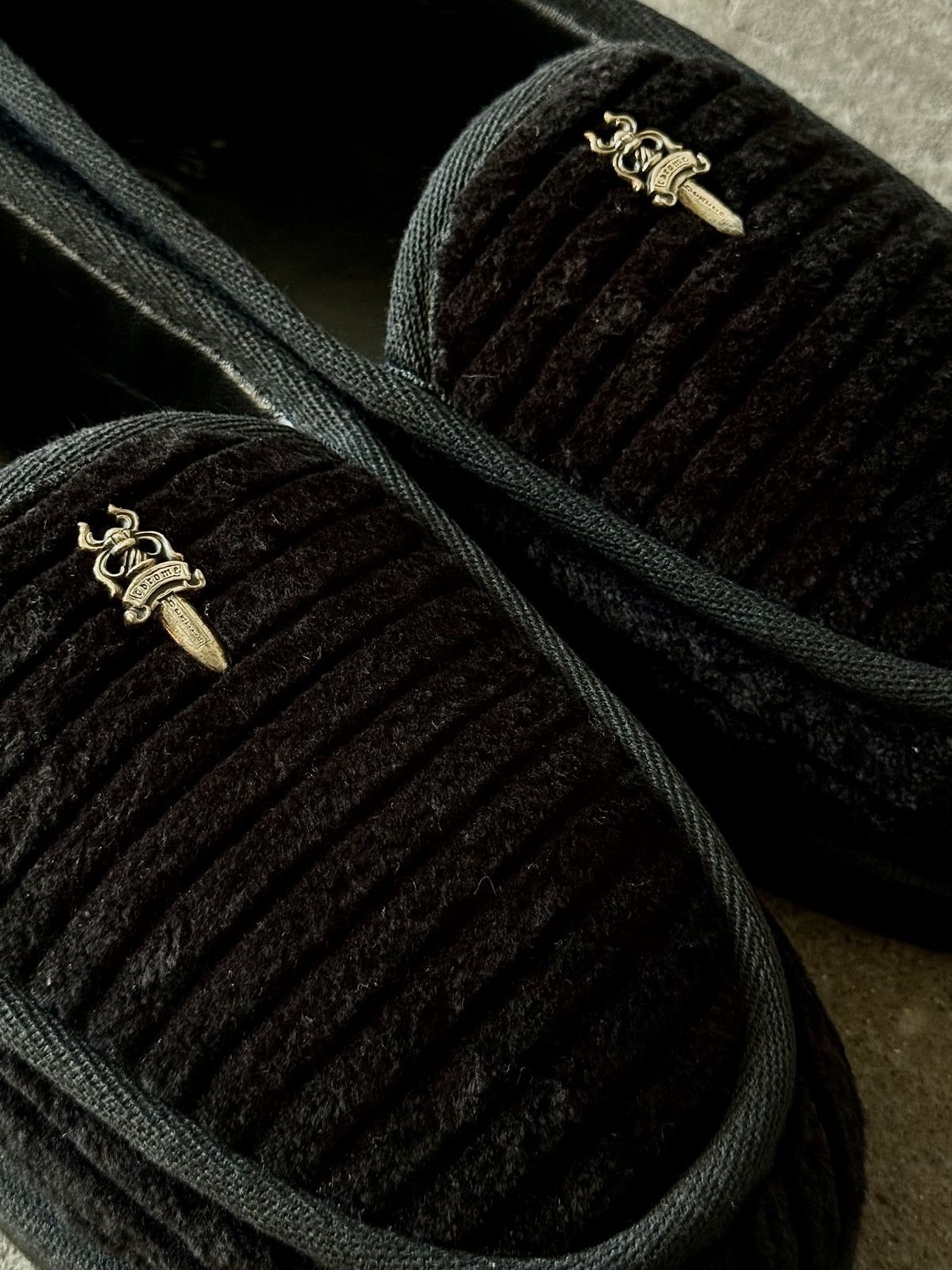 Chrome Hearts Chrome Hearts - Dagger - Corduroy Slip on / Loafers Size US 7 / EU 40 - 9 Thumbnail