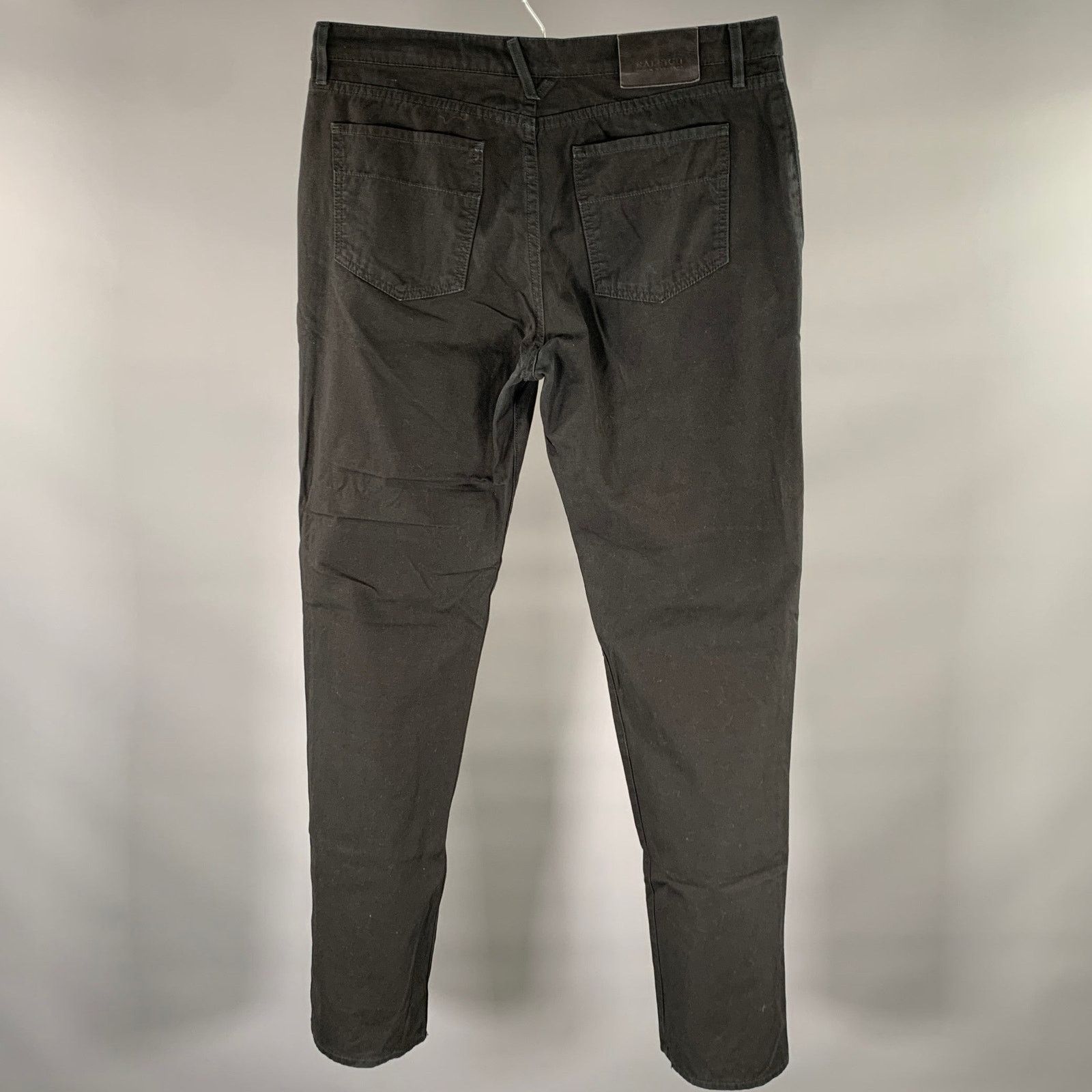 Raleigh Denim RALEIGH Size 36 Black Slim Straight Jeans Size US 36 / EU 52 - 2 Thumbnail