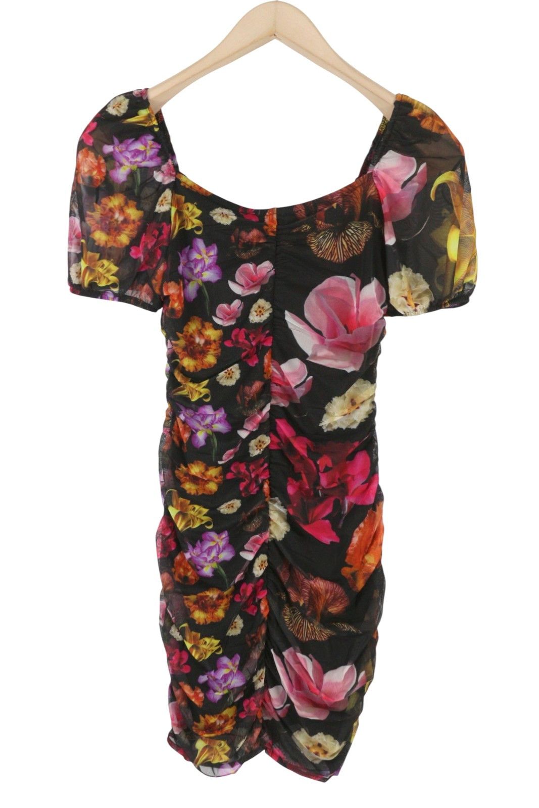 Desigual SALA LACROIX S Black Floral Dress 89025 Size S / US 4 / IT 40 - 5 Thumbnail