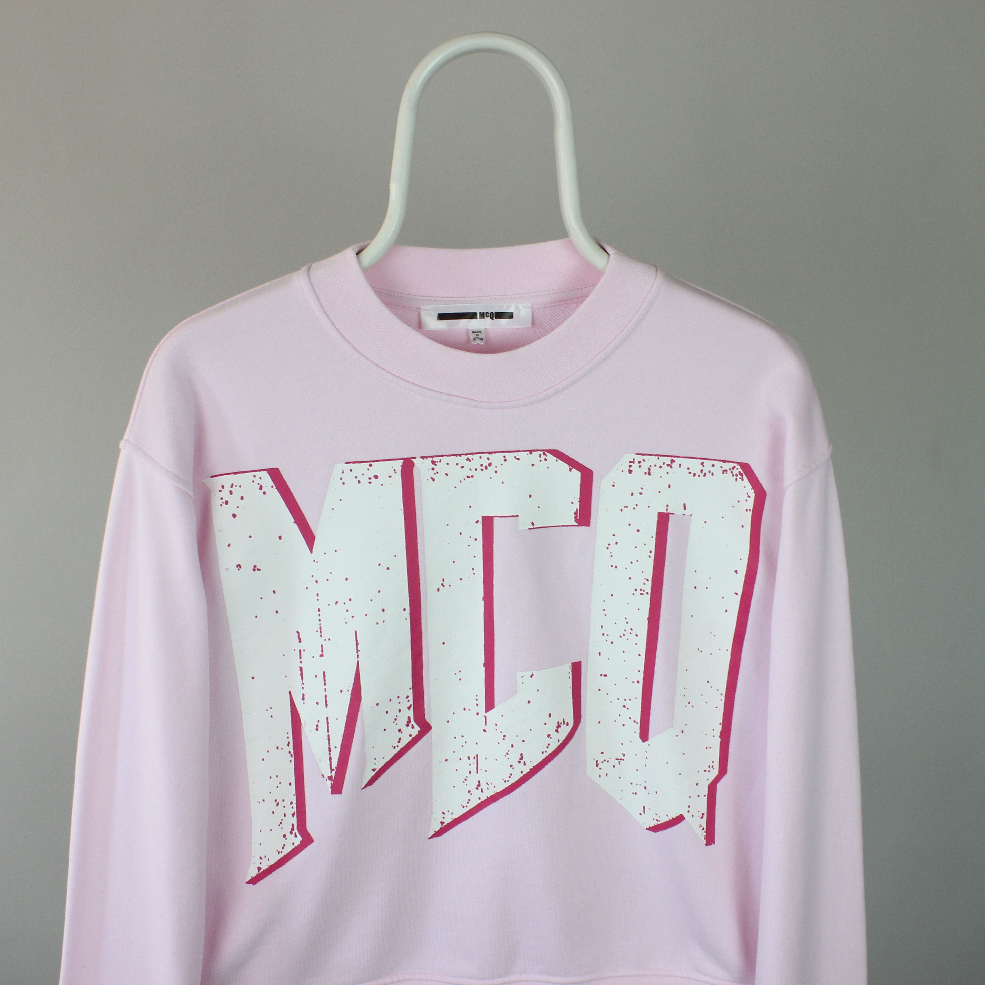 MCQ ALEXANDER MCQUEEN Women Pink Printed Sweatshirt Jumper L Size L / US 10 / IT 46 - 6 Thumbnail