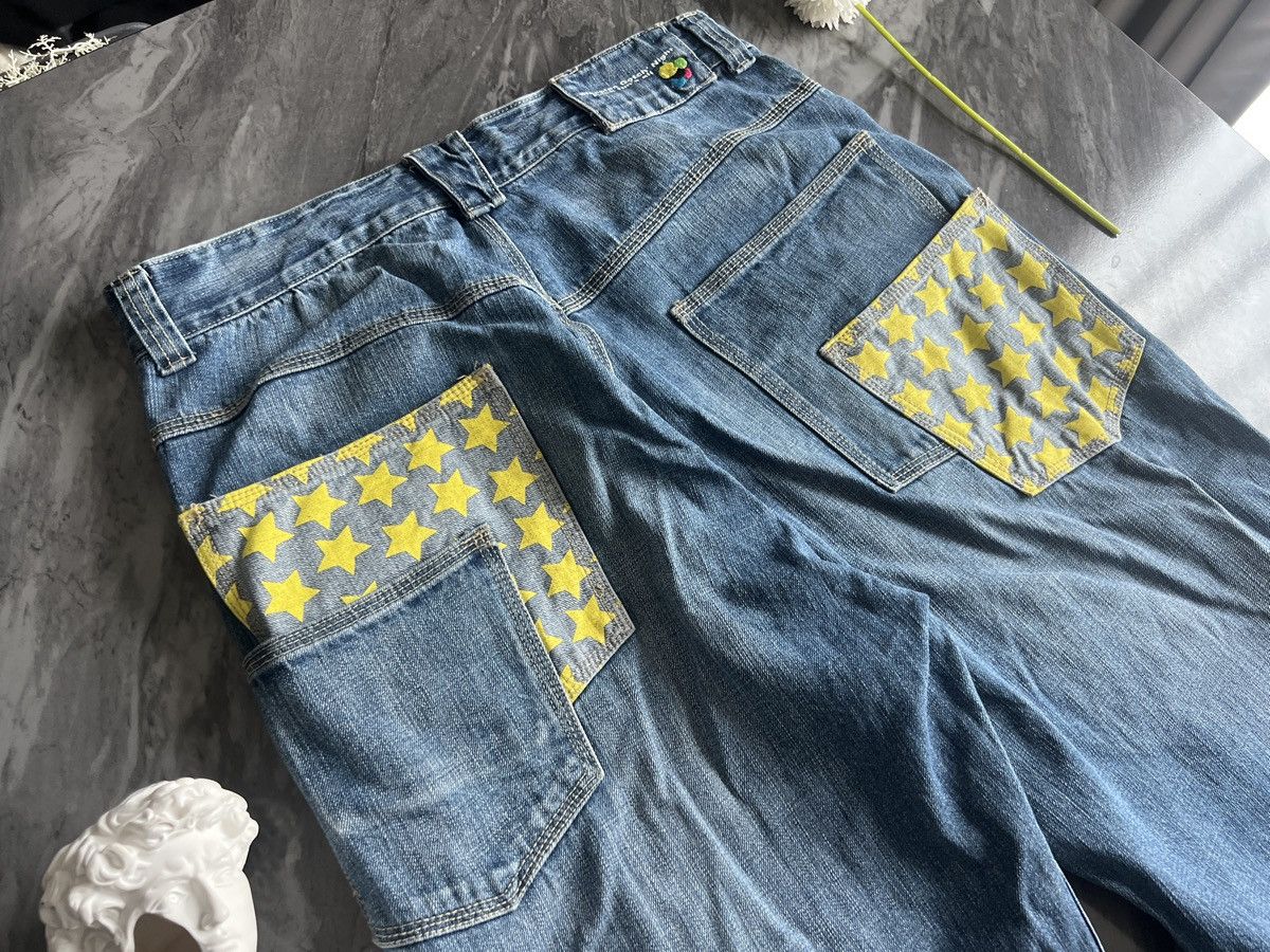 Japanese Brand Sleeples Gotch Night Back Fun All : Denim Star Inside Tips Size US 33 - 12 Thumbnail
