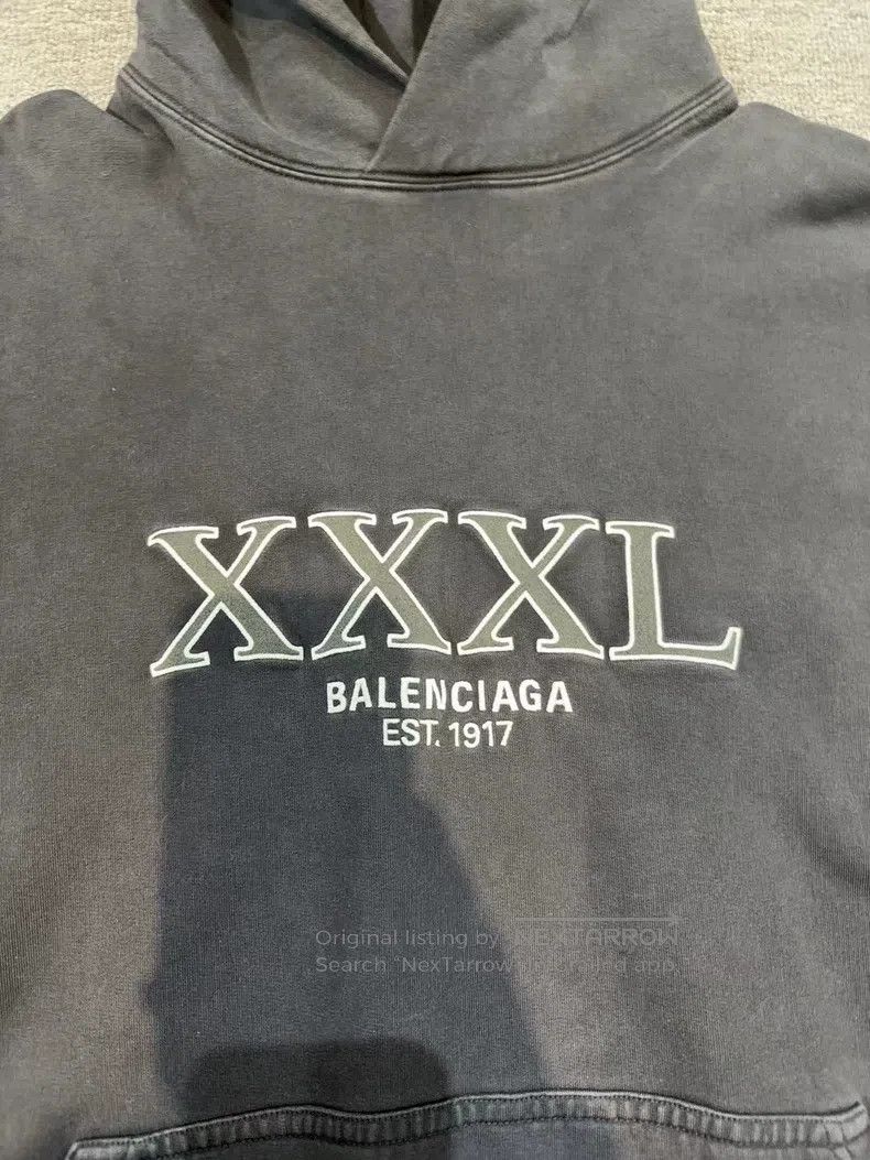 Balenciaga Balenciaga Distressed Hoodie Size US L / EU 52-54 / 3 - 3 Thumbnail