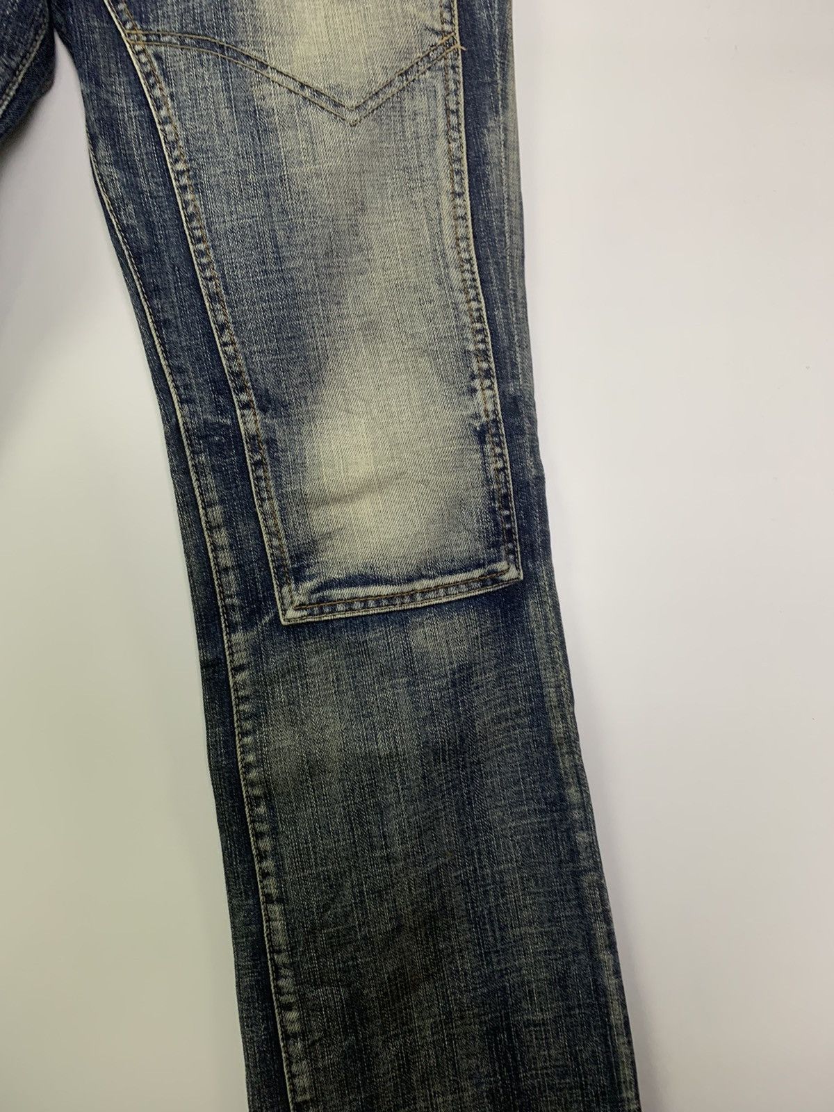 Michel Klein × Vintage Vintage distress jeans Size US 34 / EU 50 - 6 Thumbnail