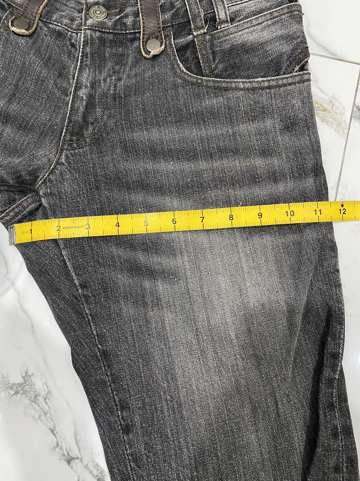 If Six Was Nine × Japanese Brand × PPFM PPFM LOWRISE DISTRESS DESIGN JEANS Size US 31 - 18 Thumbnail
