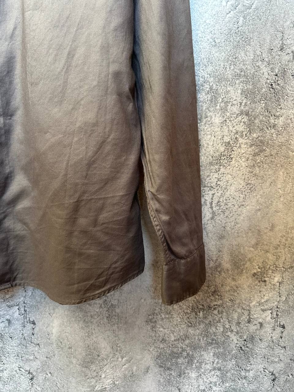 Allsaints × Designer ALLSAINTS Bixby Long Sleeve Shirt Gray Button Up Size US S / EU 44-46 / 1 - 9 Thumbnail