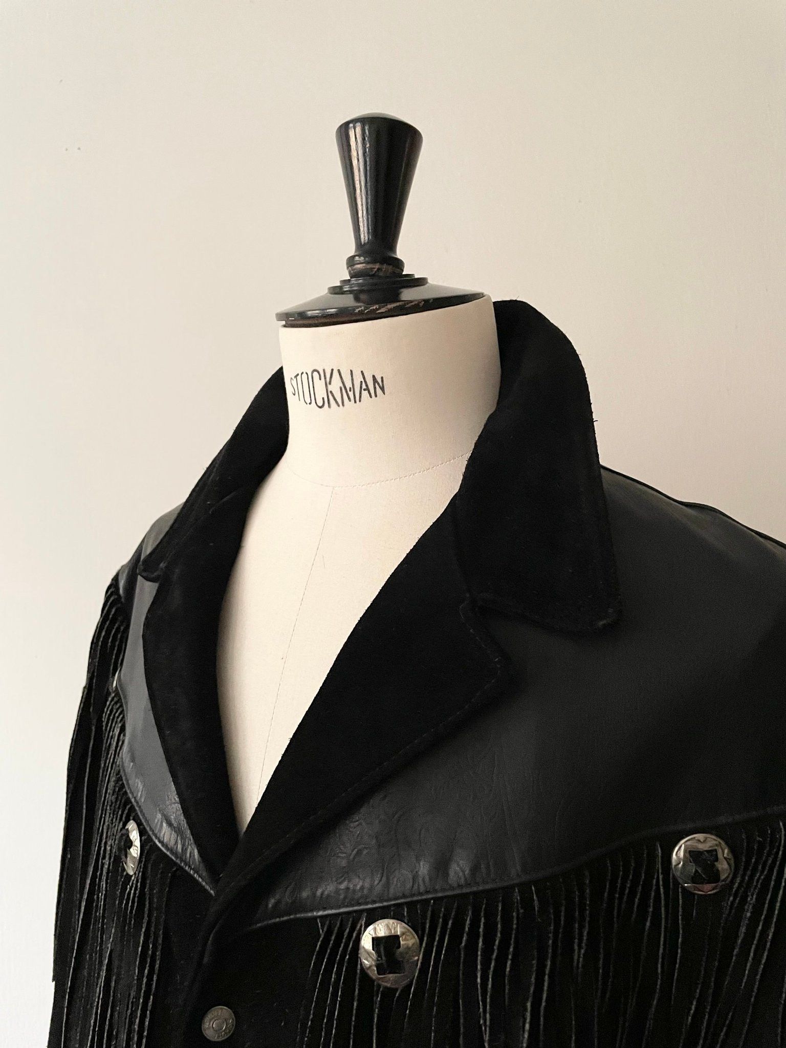 Schott 1980's Schott N.Y.C. Fringe Leather Jacket - Large Size US L / EU 52-54 / 3 - 5 Thumbnail