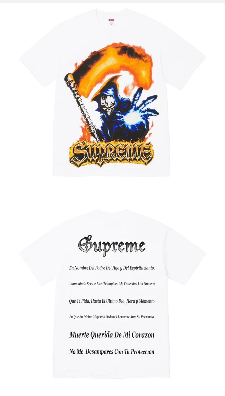 Supreme Supreme “Grim Reaper” T- Shirt Size US L / EU 52-54 / 3 - 2 Thumbnail