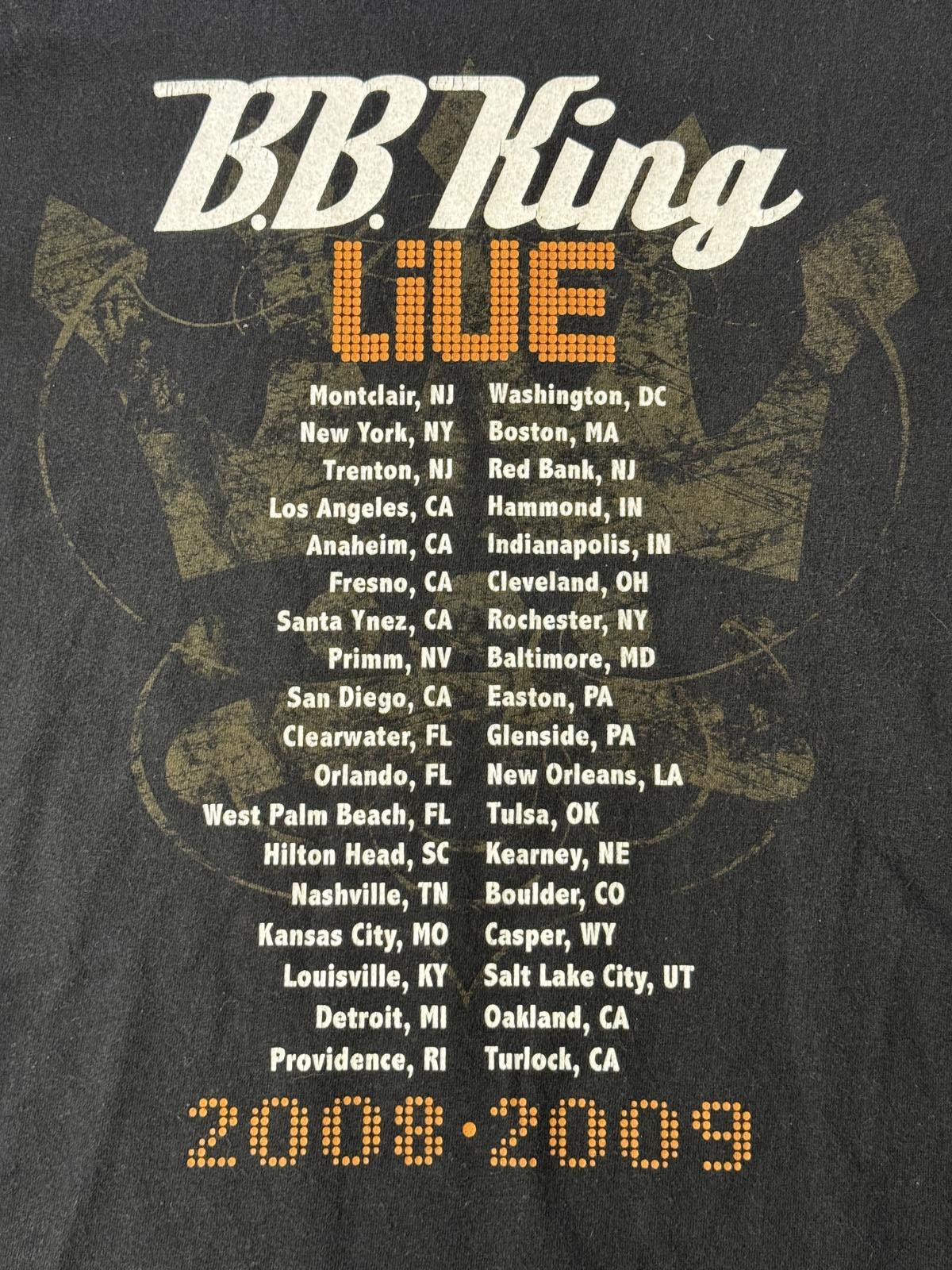 Anvil BB King Tour T-shirt Live Tour 2009 Tee 3XL Size US XXL / EU 58 / 5 - 5 Thumbnail
