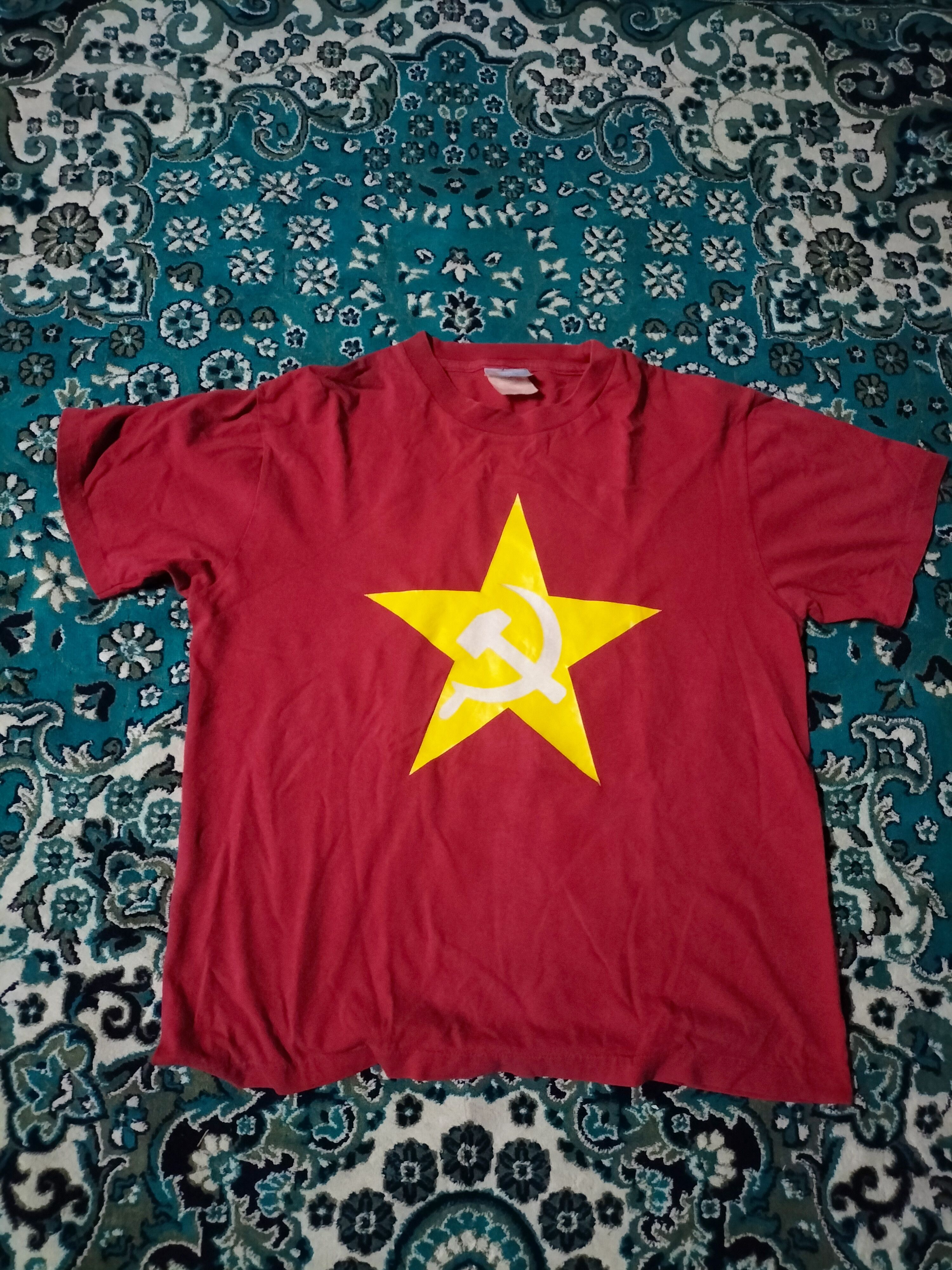 Rap Tees × Vintage Vintage 90s Lenin Marxism-Leninism Single Stitch Size US M / EU 48-50 / 2 - 4 Thumbnail