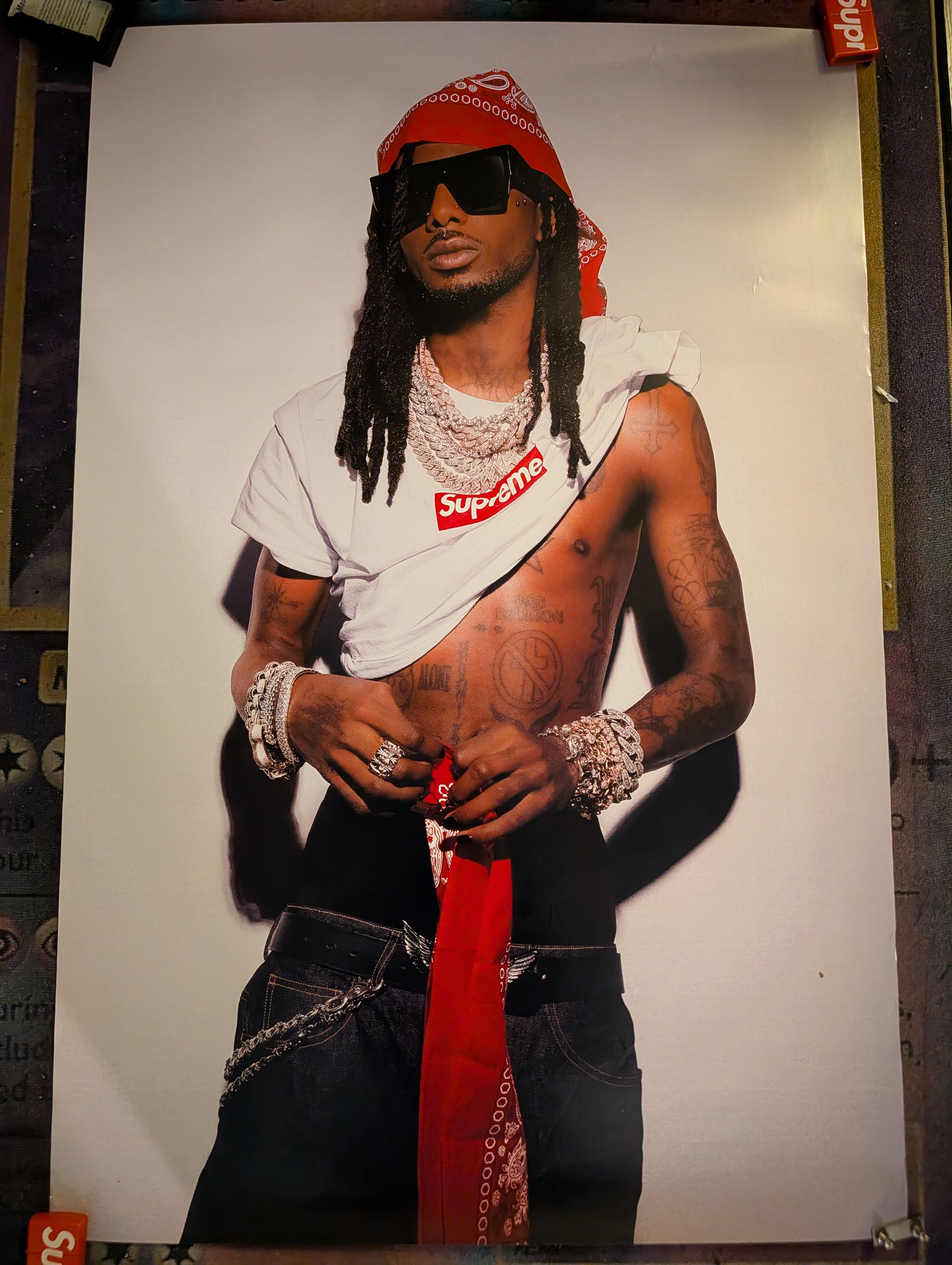 supreme シュプリーム　カレンダー2001 希少　レア Supreme 2001 Poster Size Supreme x Jamil GS Calendar | Grailed