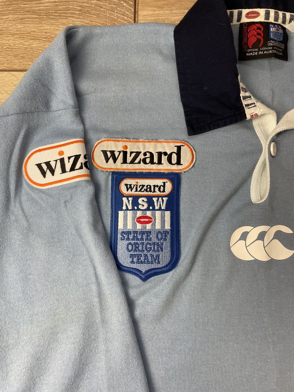 Canterbury of New Zealand Rodney Howe 1999 New South Wales Blues Origin Match worn? Size US L / EU 52-54 / 3 - 4 Thumbnail