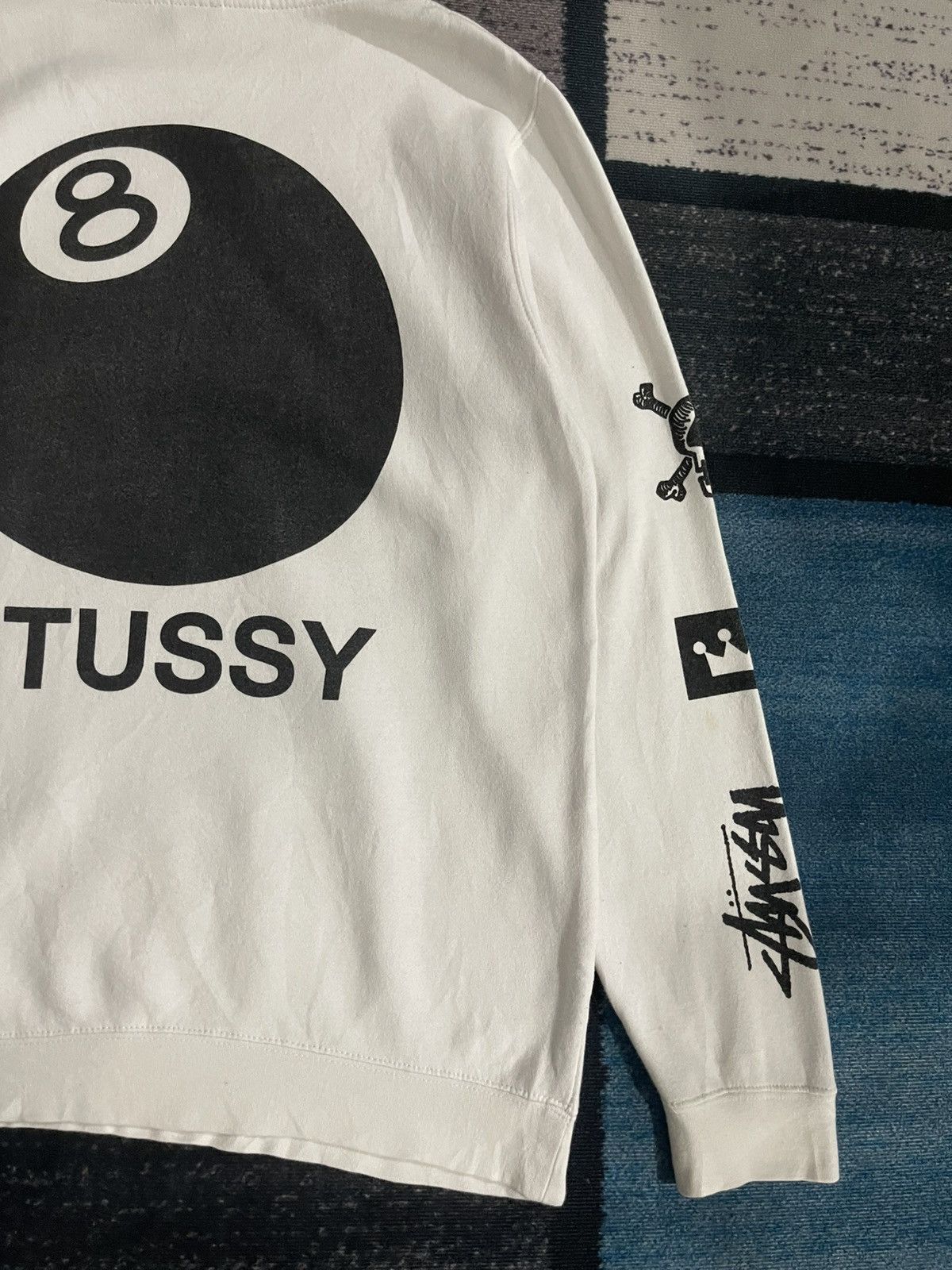 Stussy Vintage Stussy Crown Collage Fullprint Sweatshirt Size US XL / EU 56 / 4 - 10 Thumbnail
