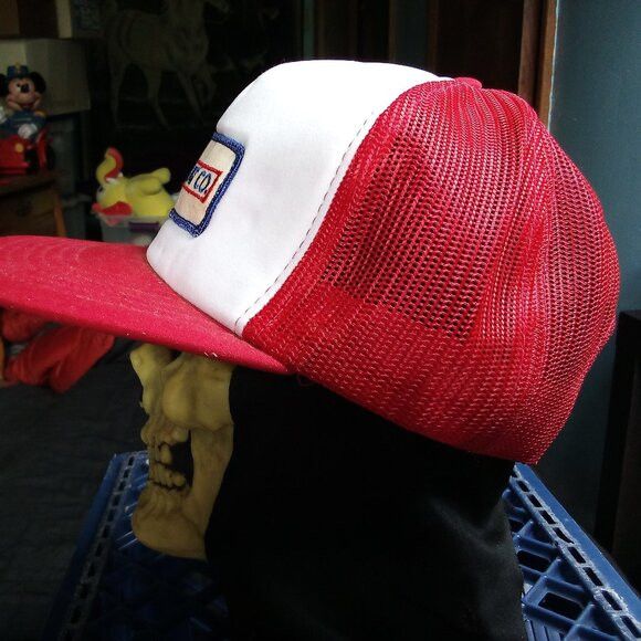 Other DS Vintage Lane Meat Company Patch Trucker Snap Hat Cap Size ONE SIZE - 4 Thumbnail