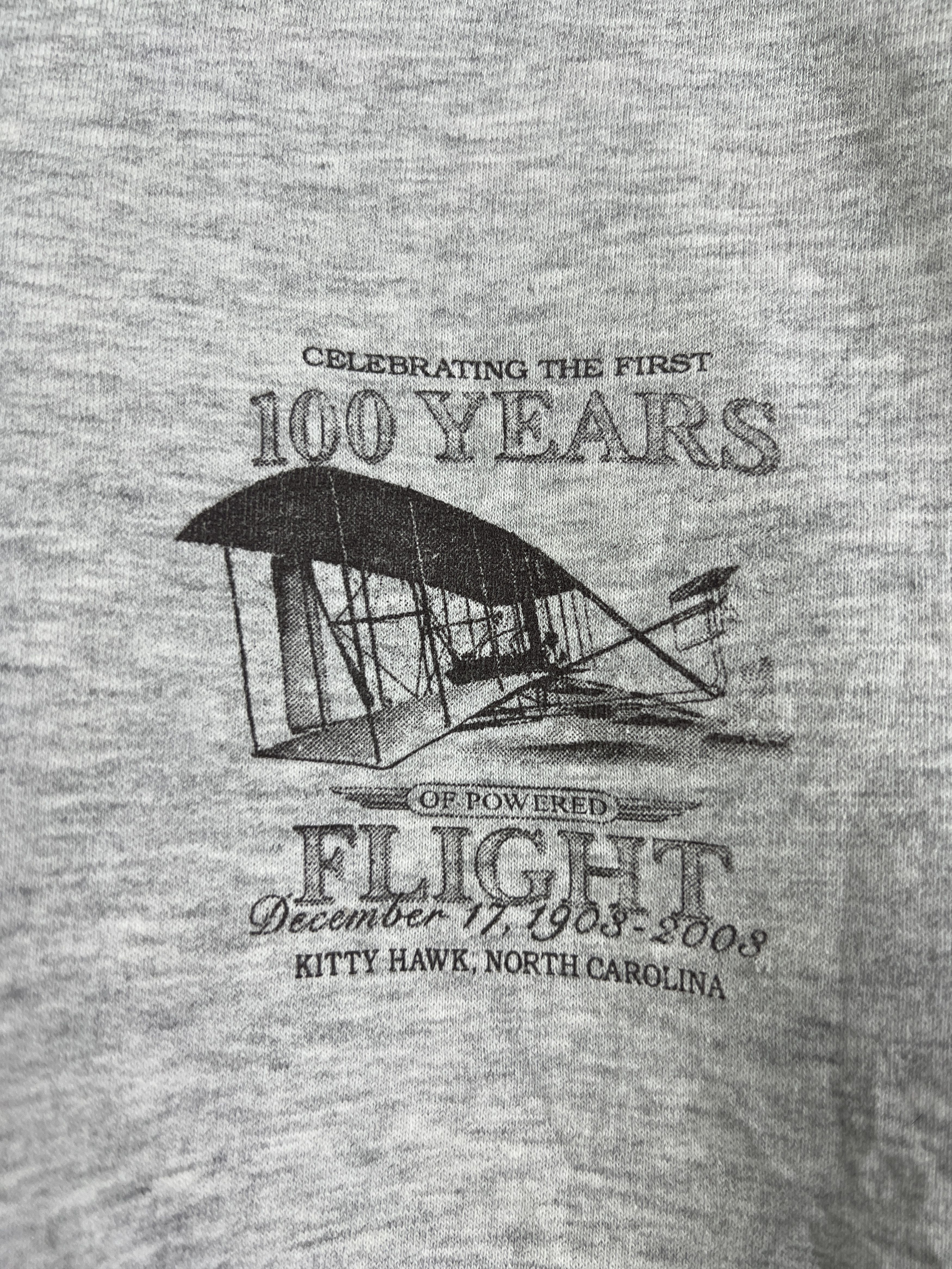 Vintage No.5130 Vintage 100 Years of Flight Graphic Sweatshirt (XL) Size US XL / EU 56 / 4 - 9 Thumbnail