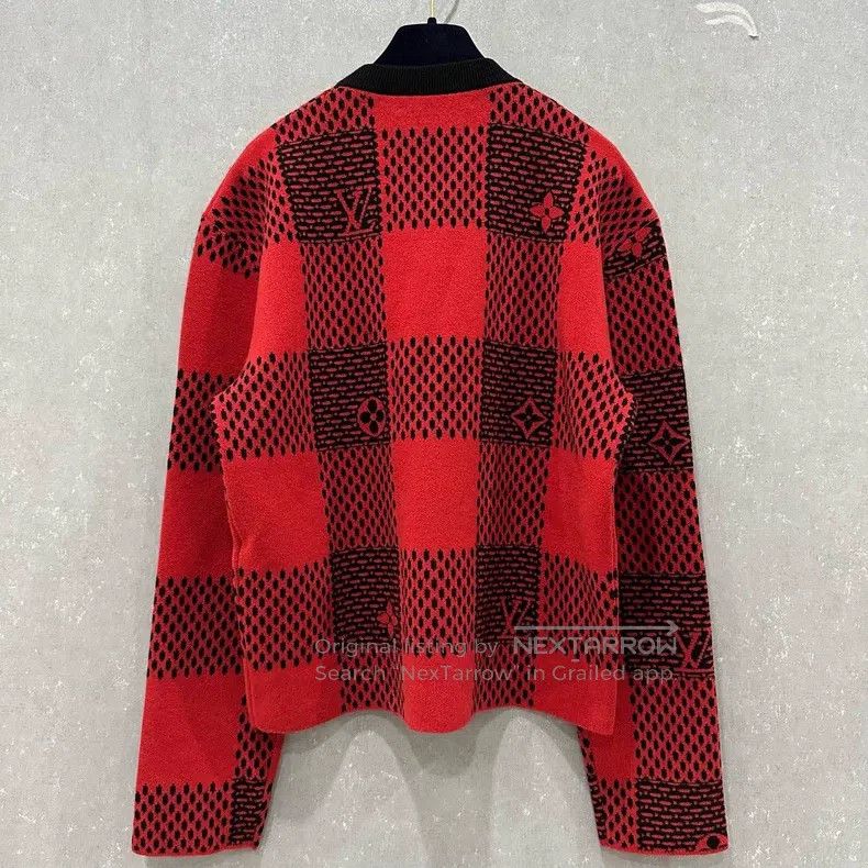 Louis Vuitton Louis Vuitton Logo Plaid Jacquard Crew Neck Pullover Long Size US XS / EU 42 / 0 - 2 Thumbnail