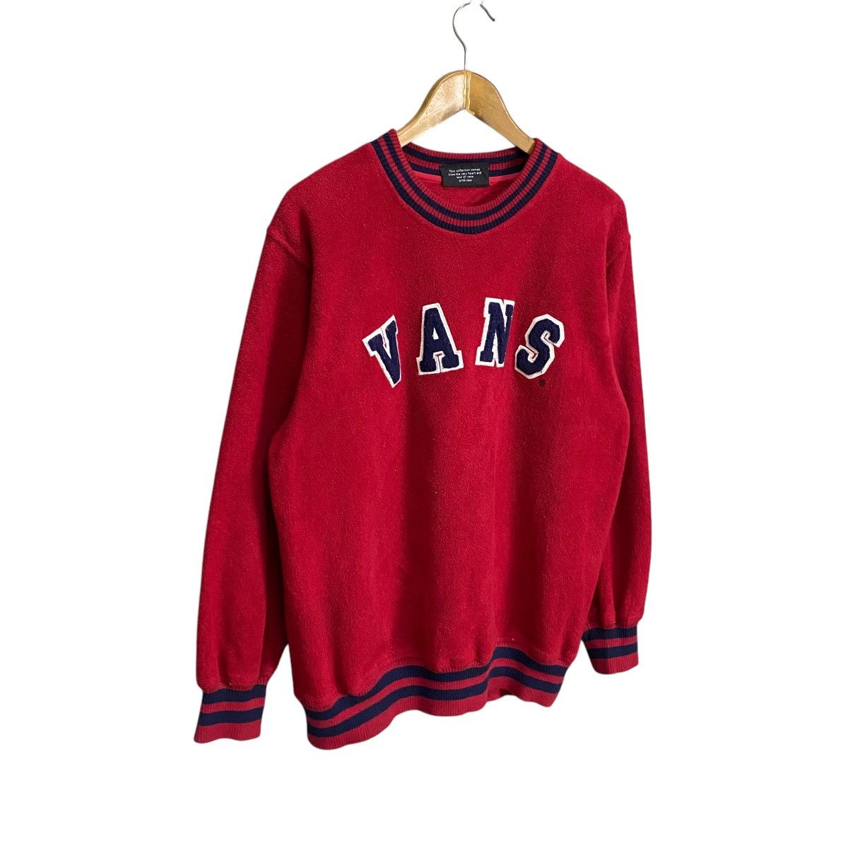 Vans × Vintage Vintage 90s Vans Big logo fleece sweat Size US L / EU 52-54 / 3 - 2 Thumbnail