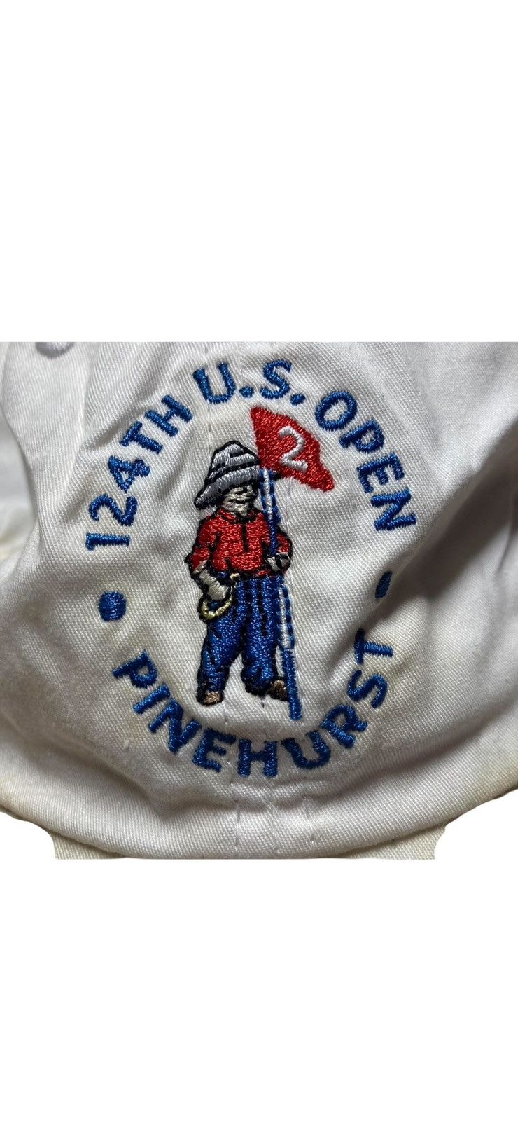 PGA Tour 124th U.S. Open Pinehurst White Golf Dad Hat Size ONE SIZE - 2 Thumbnail