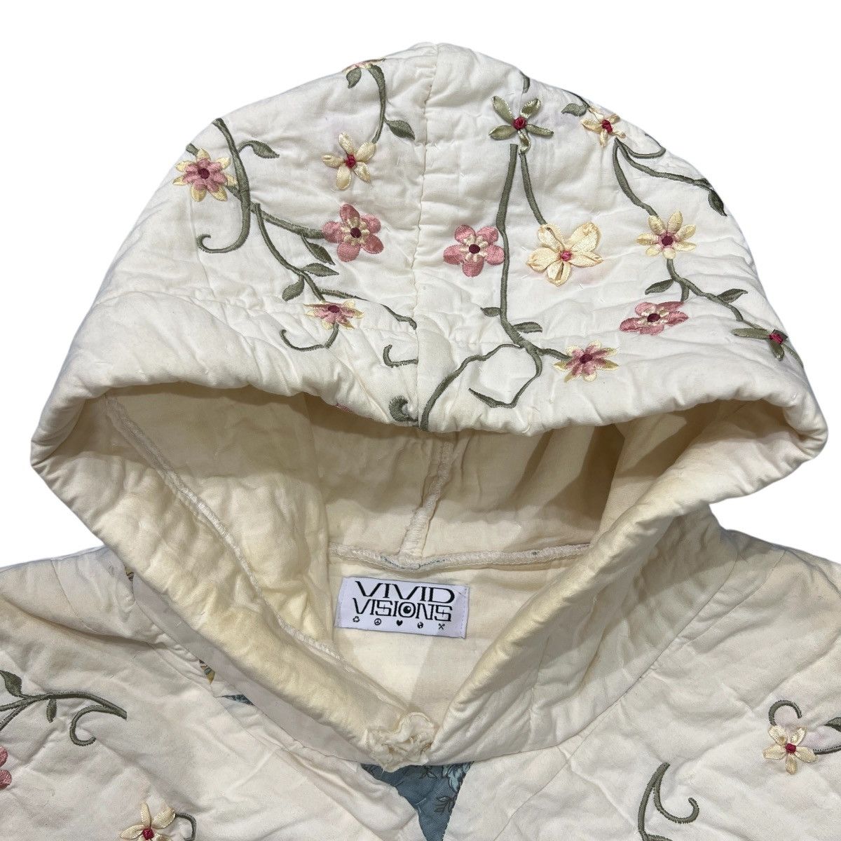 Other Vivid Visions Upcycled Vintage Quilt Hoodie Size US L / EU 52-54 / 3 - 2 Thumbnail