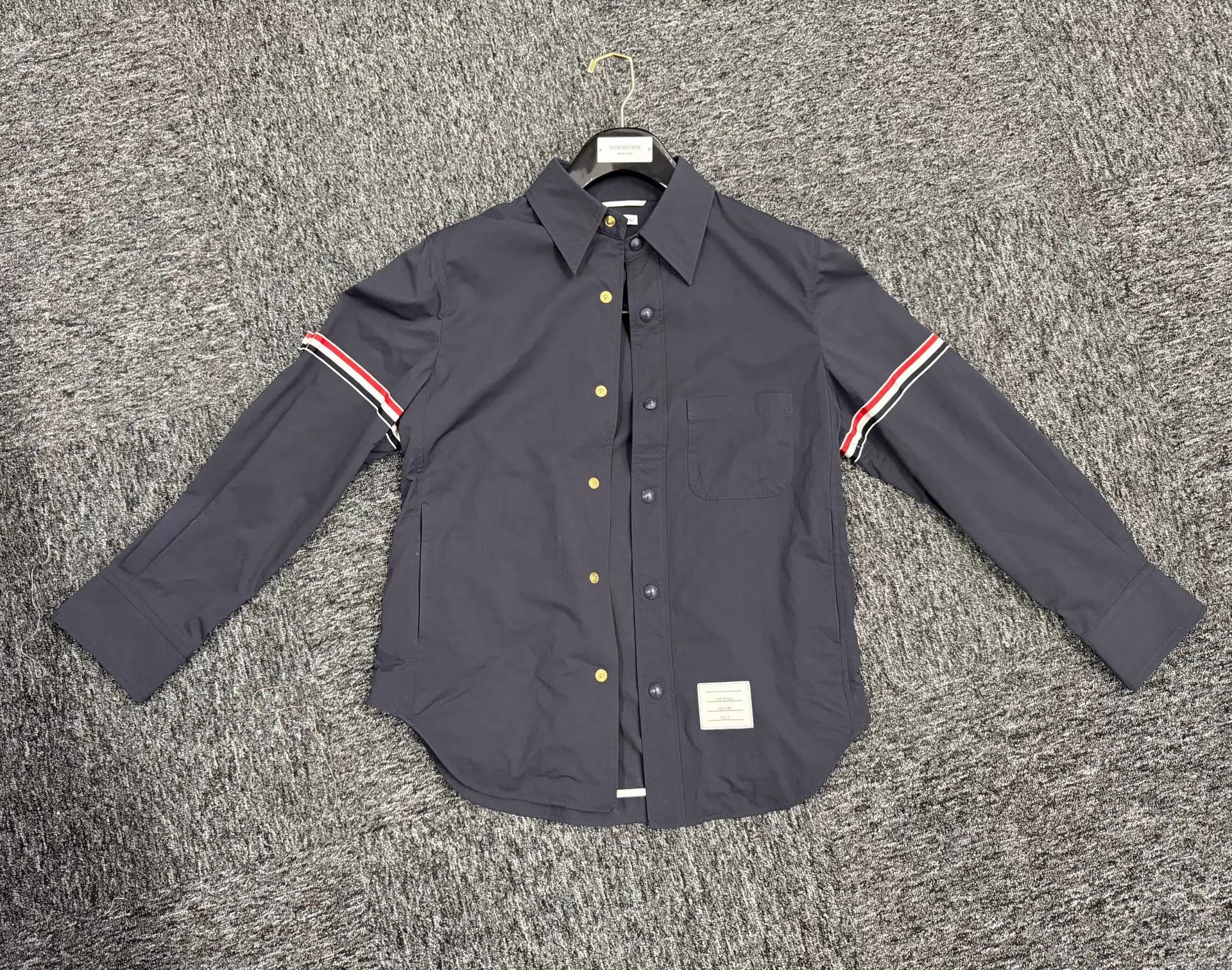 Thom Browne Thom Browne Double Sleeve Badge Jacket Navy Size 0 Size US XS / EU 42 / 0 - 3 Thumbnail