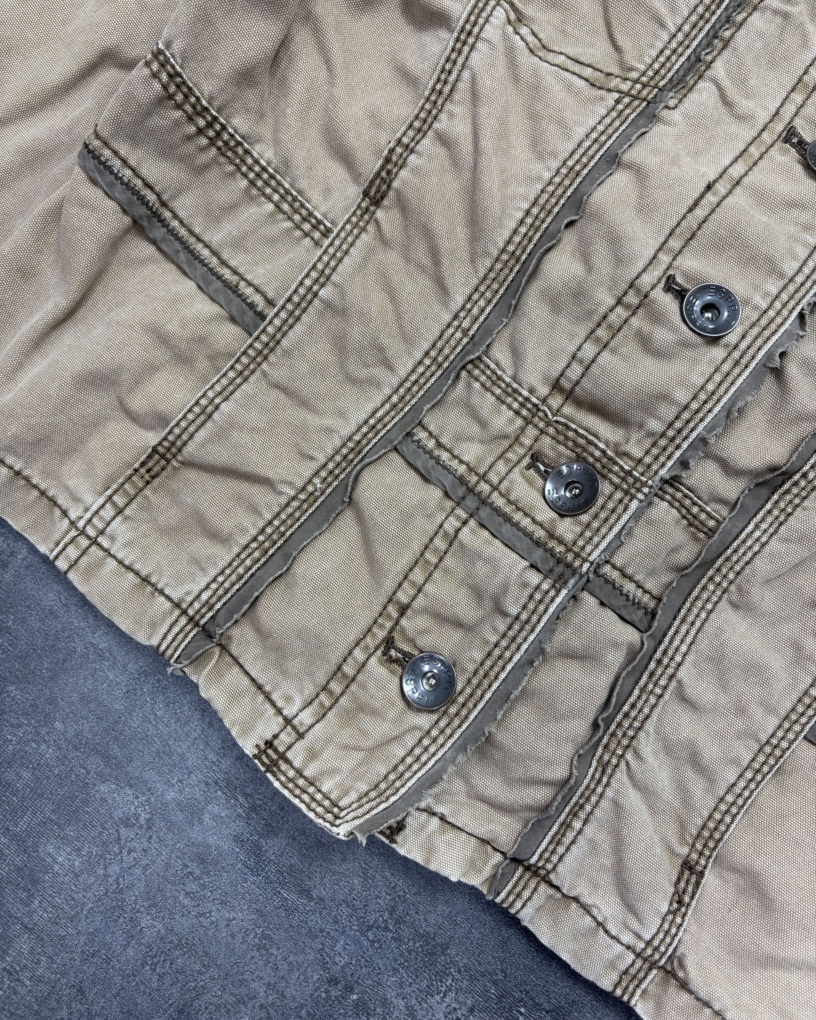 Hysteric Glamour × Undercover Archive Cropped Contrast Stitch Jacket. Size US S / EU 44-46 / 1 - 3 Thumbnail