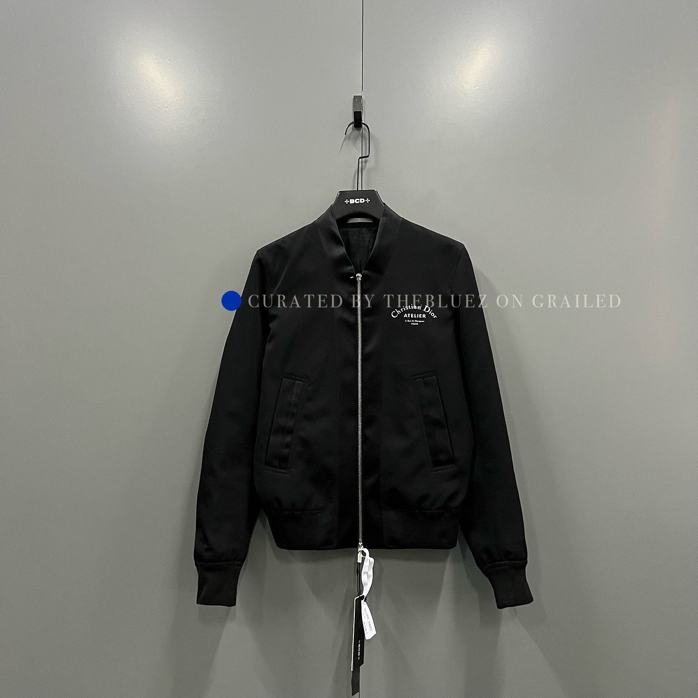 Dior Dior Atelier Logo Bomber Jacket - Black Size S Size US S / EU 44-46 / 1 - 1 Thumbnail
