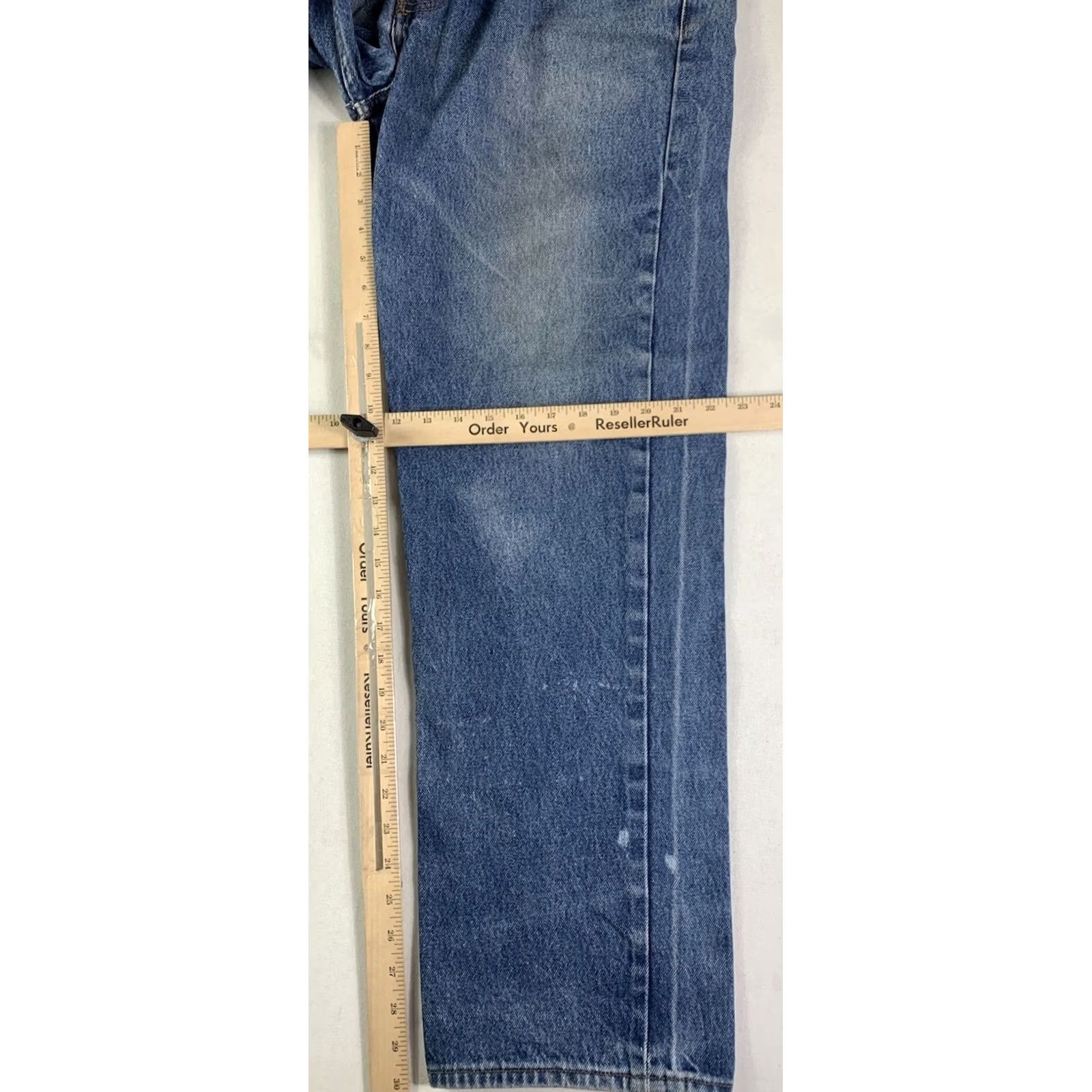 Levi's VINTAGE Levi's 501 Jeans Mens Regular 38x30 Blue Button Fly USA 2002 Denim 5-Pocket Straight Jeans Mens 90s USA Size US 38 / EU 54 - 7 Thumbnail