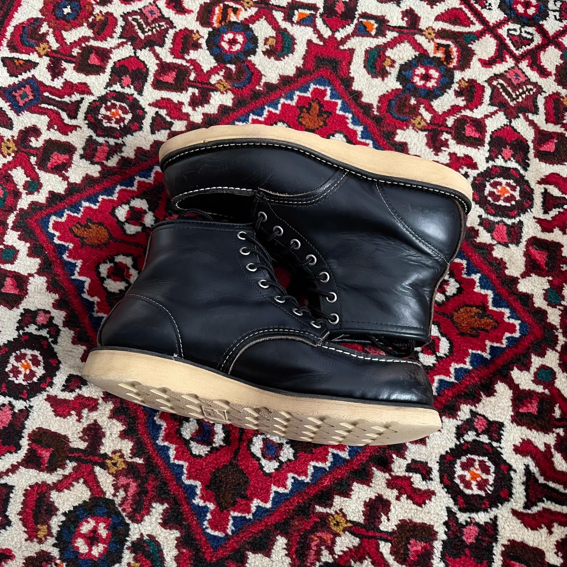 Red Wing Red Wing 8130 Work Boots Tea Core Leather 8E Size US 8 / EU 41 - 4 Thumbnail