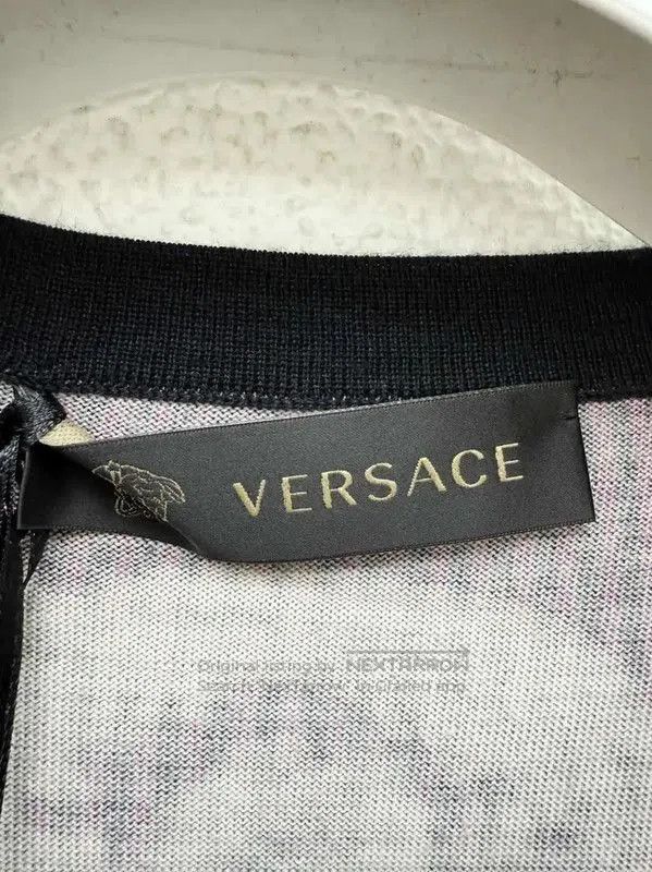 Versace Versace Purple Wool Blend Long Sleeve Sweater . Size US S / EU 44-46 / 1 - 3 Thumbnail