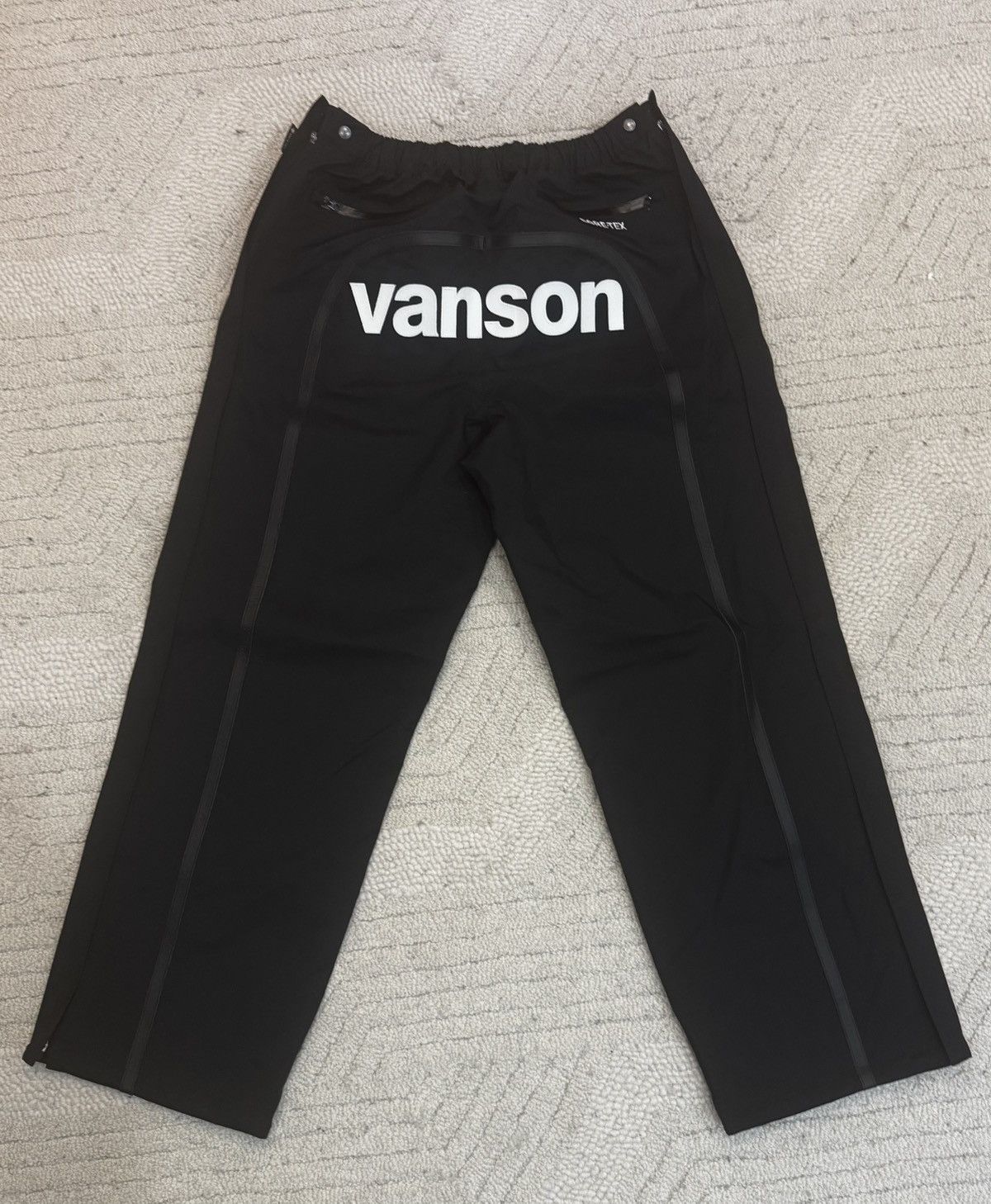 Supreme®/Vanson Leathers® GORE-TEX Pant Supreme Vanson Leathers GORE-TEX Pant Black Men's - FW25 - US