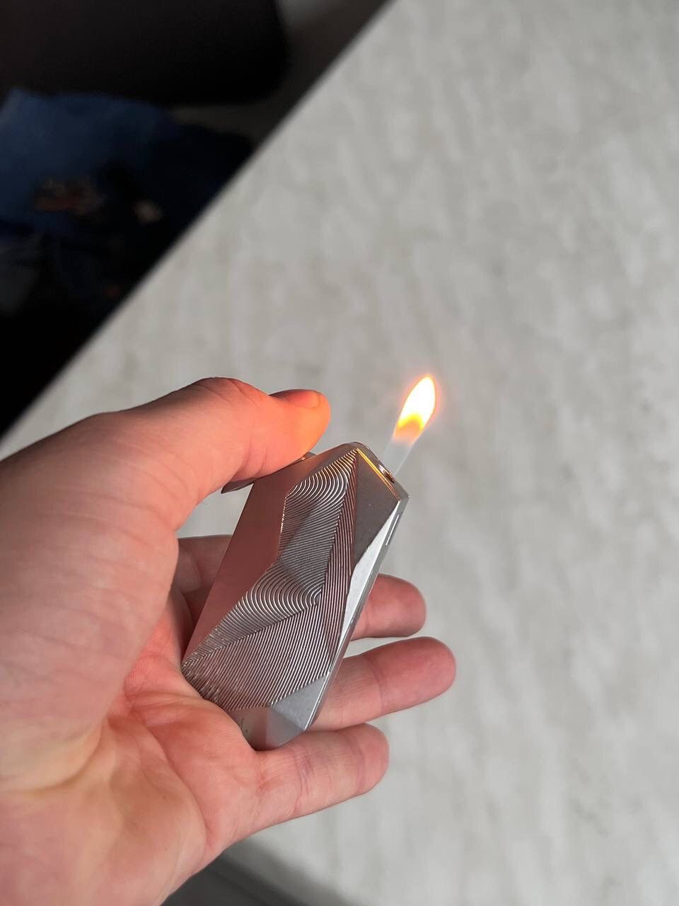 Marlboro × Vintage Y2K ELEGANCE MARLBORO GEOMETRIC METAL PUNK ROCK LIGHTER Size ONE SIZE - 6 Thumbnail