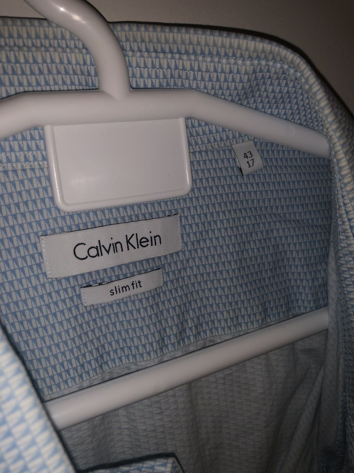 Calvin Klein Light blue and white Calvin Klein Shirt Size US M / EU 48-50 / 2 - 3 Thumbnail