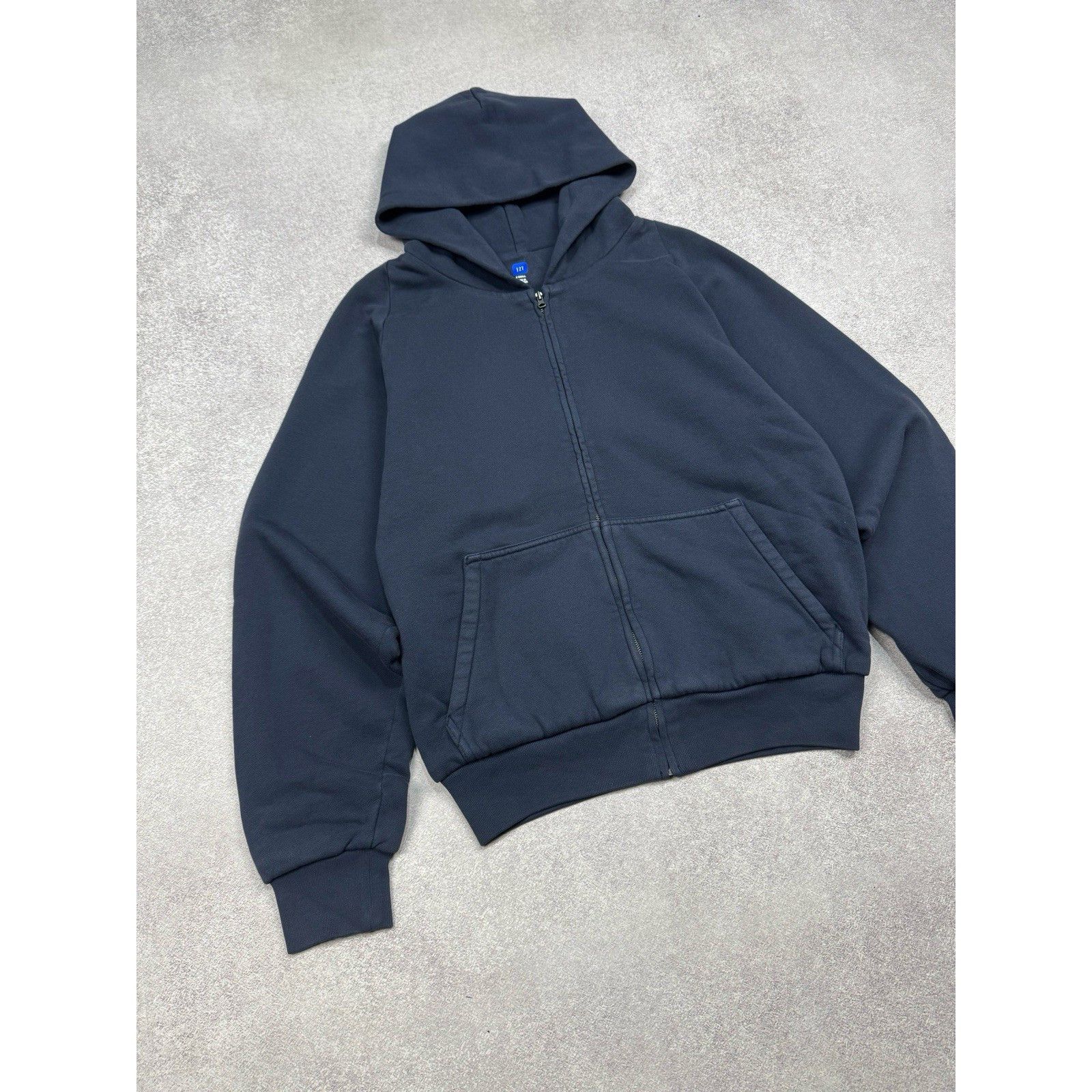 Gap × Yeezy New Without Tags Authentic Yeezy x Gap Zip Up Men's Navy Hoo Size US XS / EU 42 / 0 - 5 Thumbnail