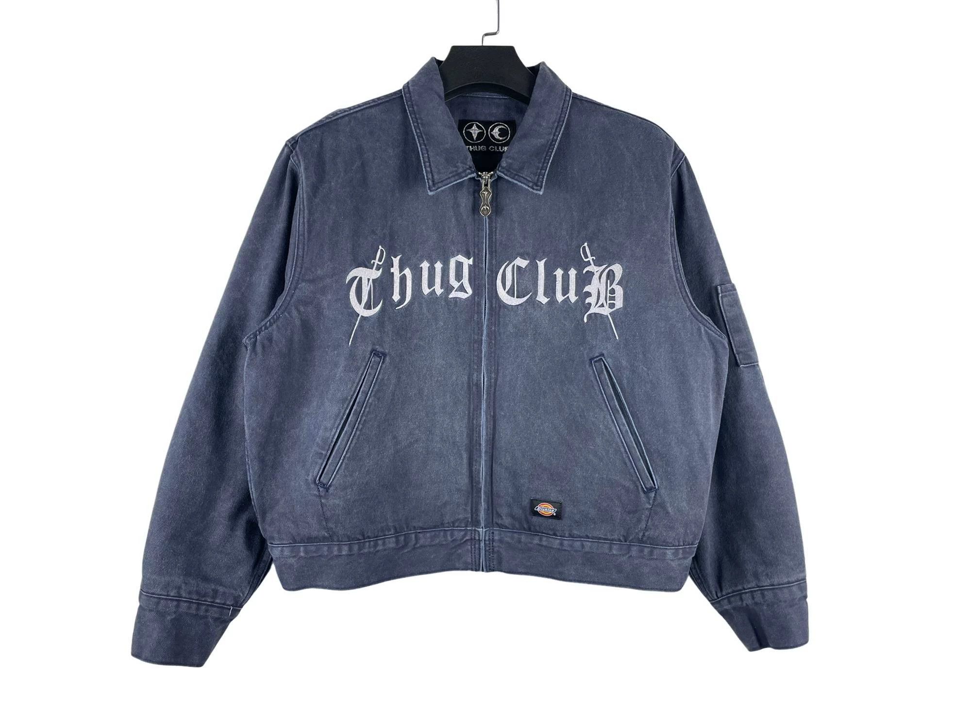 Thug Club Thug Club x Dickies Washed Denim Jacket Size 2 Size US M / EU 48-50 / 2 - 1 Thumbnail