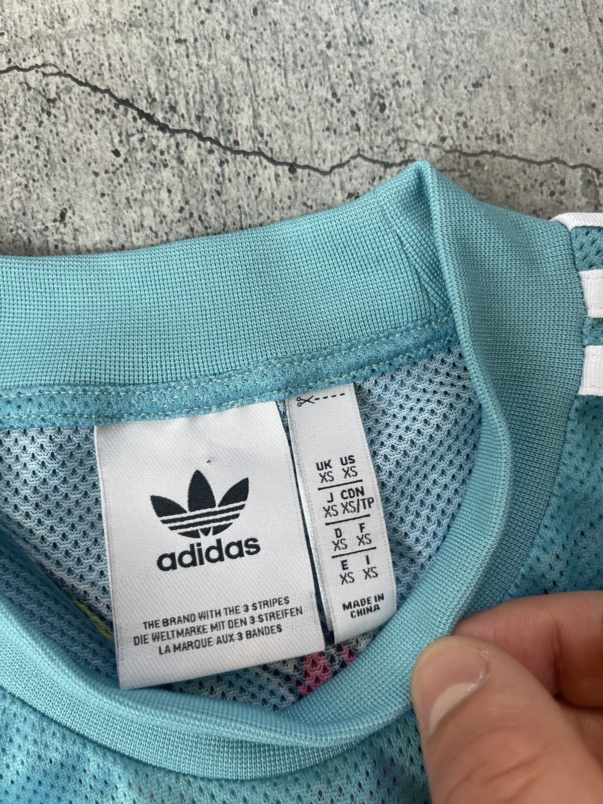 Adidas Adidas Sean Wotherspoon x Hot Wheels Mesh Longsleeve blue Size US XS / EU 42 / 0 - 6 Thumbnail
