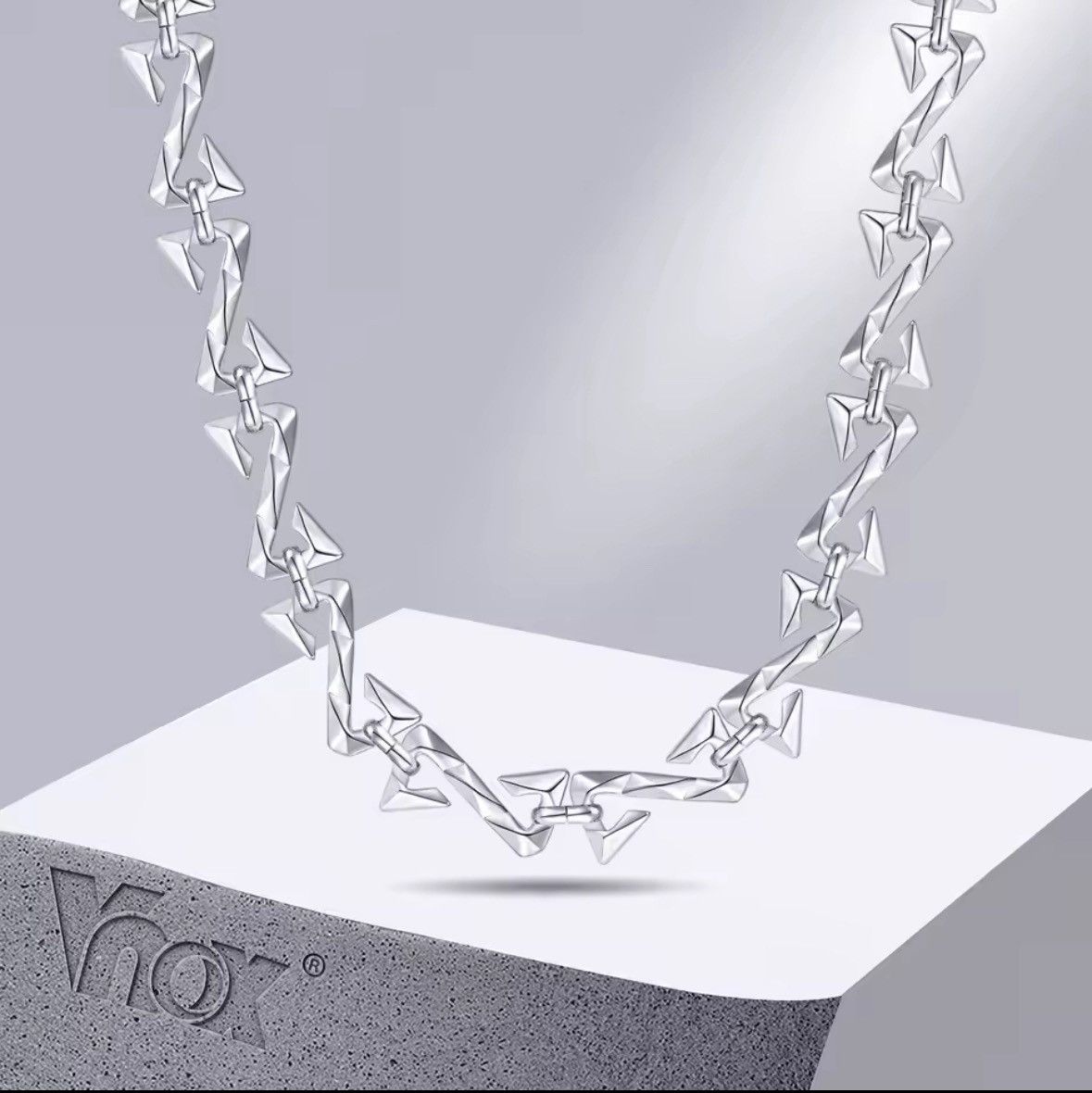 Jewelry Vnox 11mm Chain Necklaces for Men Women Size ONE SIZE - 1 Thumbnail