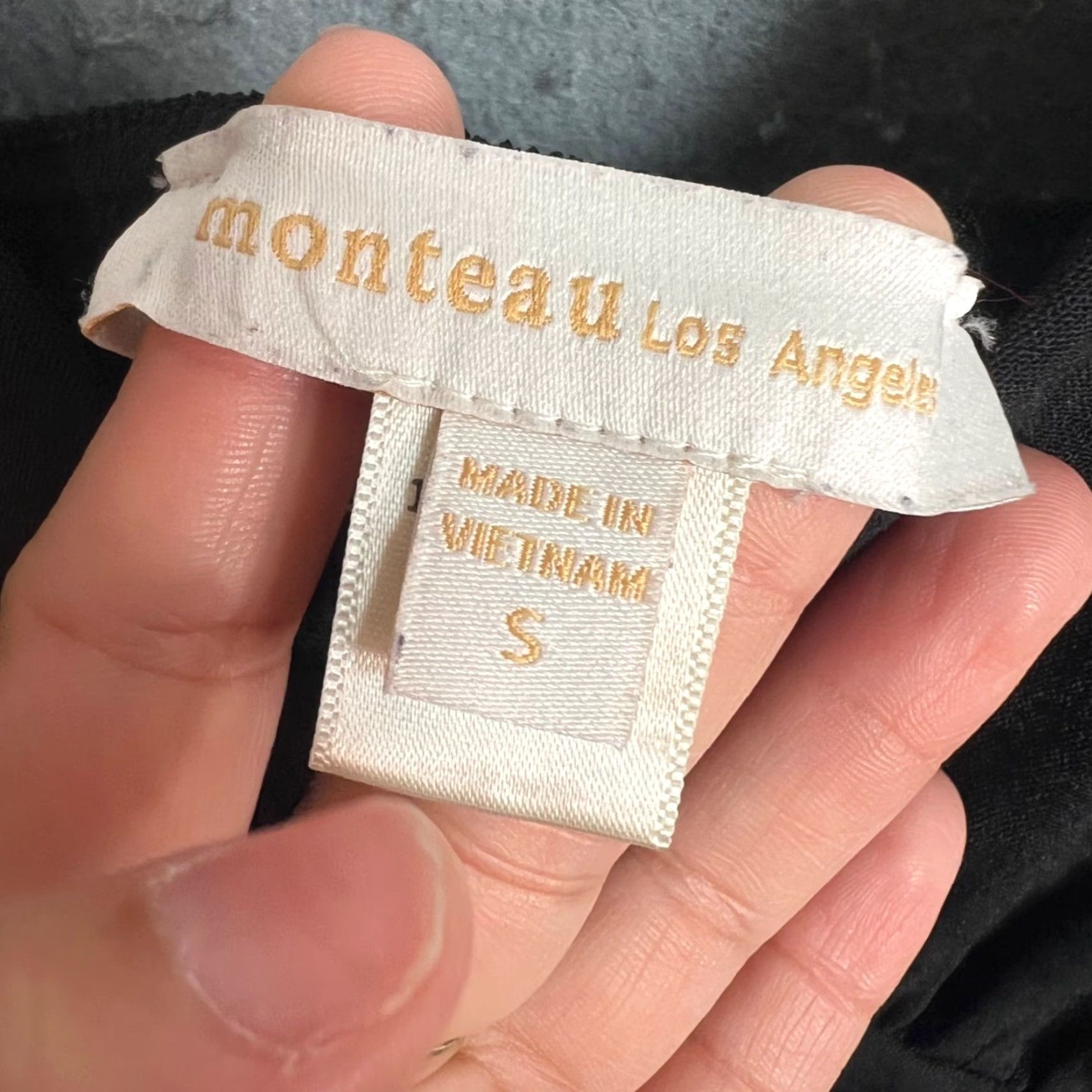 Vintage VINTAGE Monteau Los Angeles Womens Small Black Tiered Style Sleeveless Dress Polyester A-Line Sundress Sleeveless V-Neck Knee Length Womens Size S / US 4 / IT 40 - 3 Thumbnail